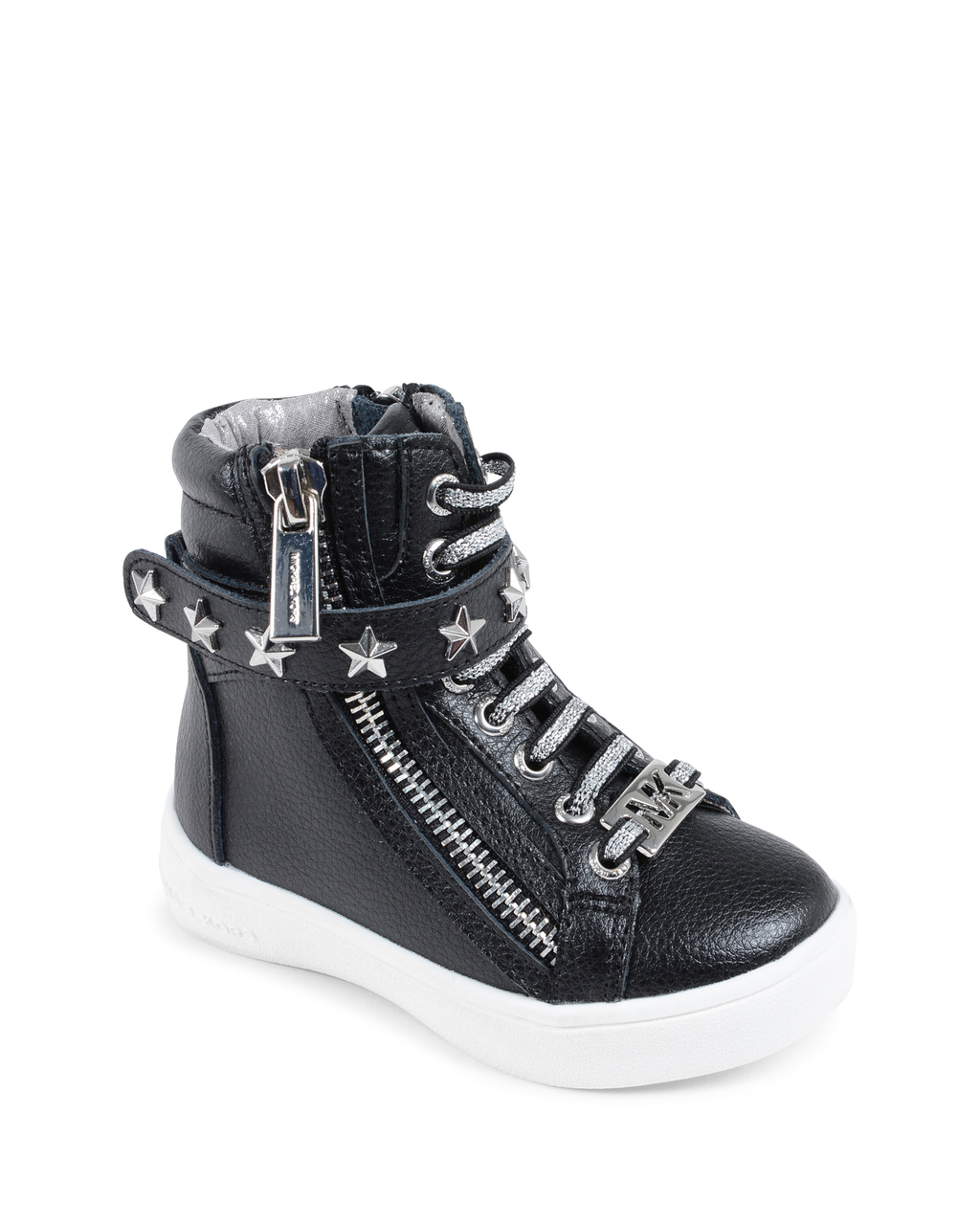 Michael Kors Sneaker alta da bambina nera ZIA IVY CADETT BLACK