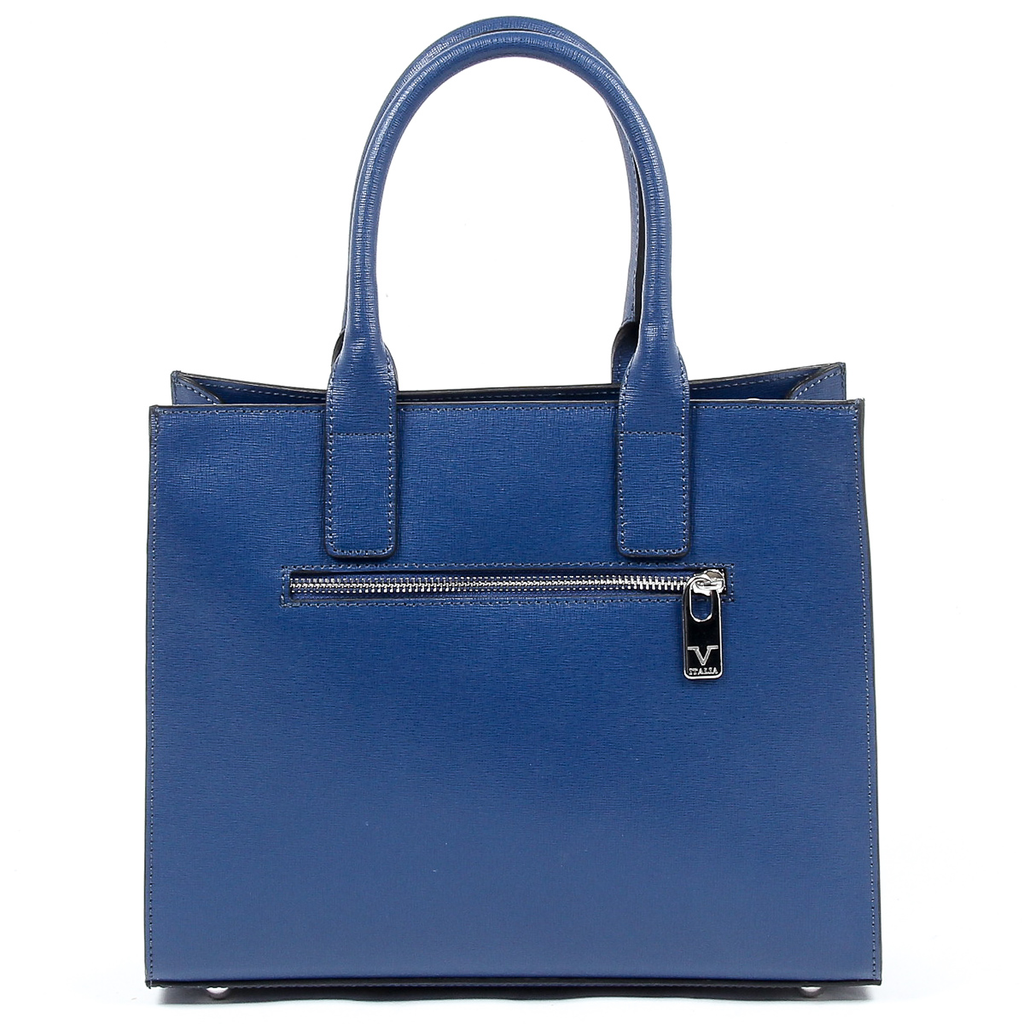 V 1969 Italia Borsa da donna V006-S SAFFIANO BLU JEANS