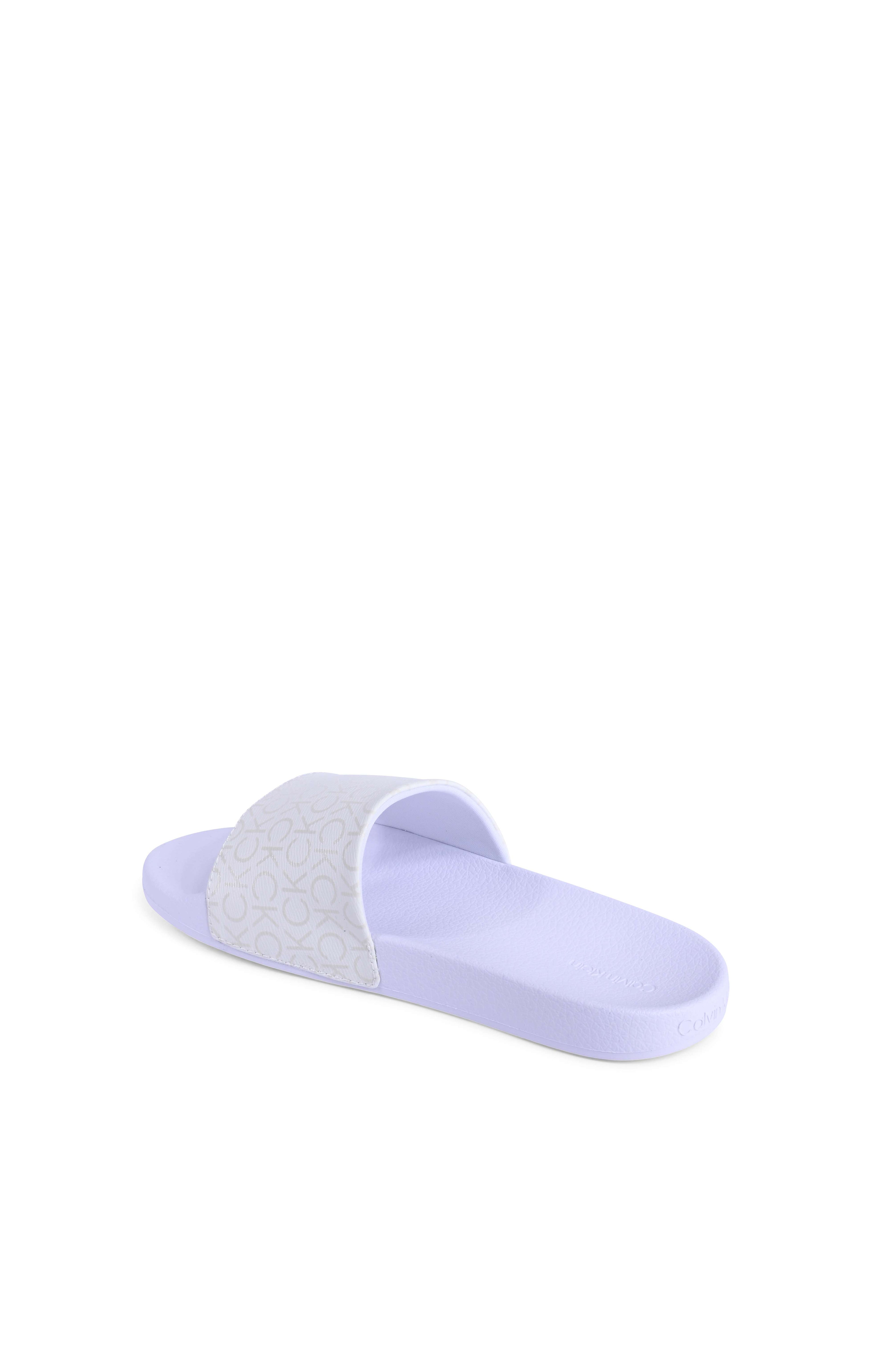 Ciabatte Calvin Klein da donna bianche HW0HW01974YBR