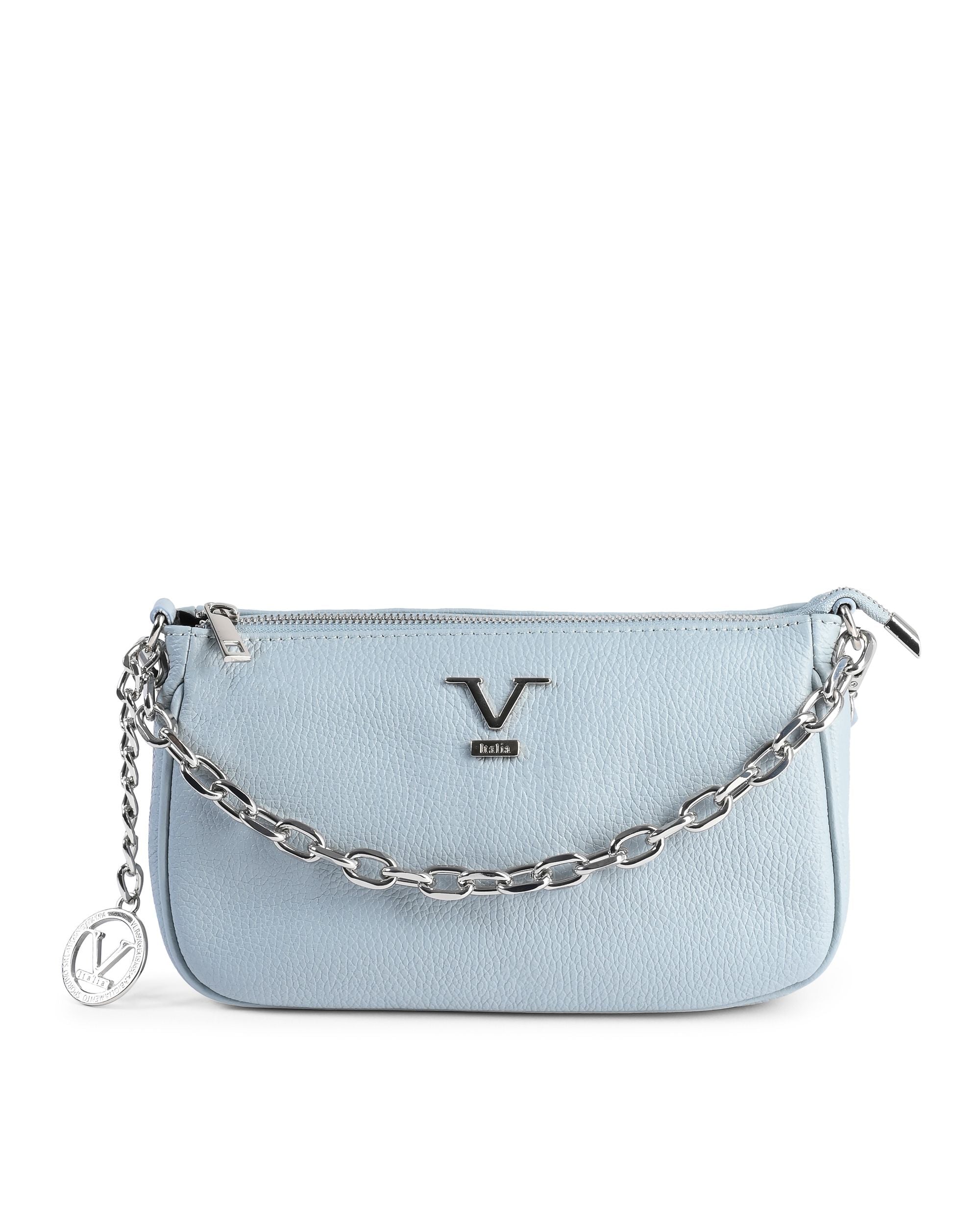 Borsa mini da donna V Italia VE1735-S DOLLARO CELESTE