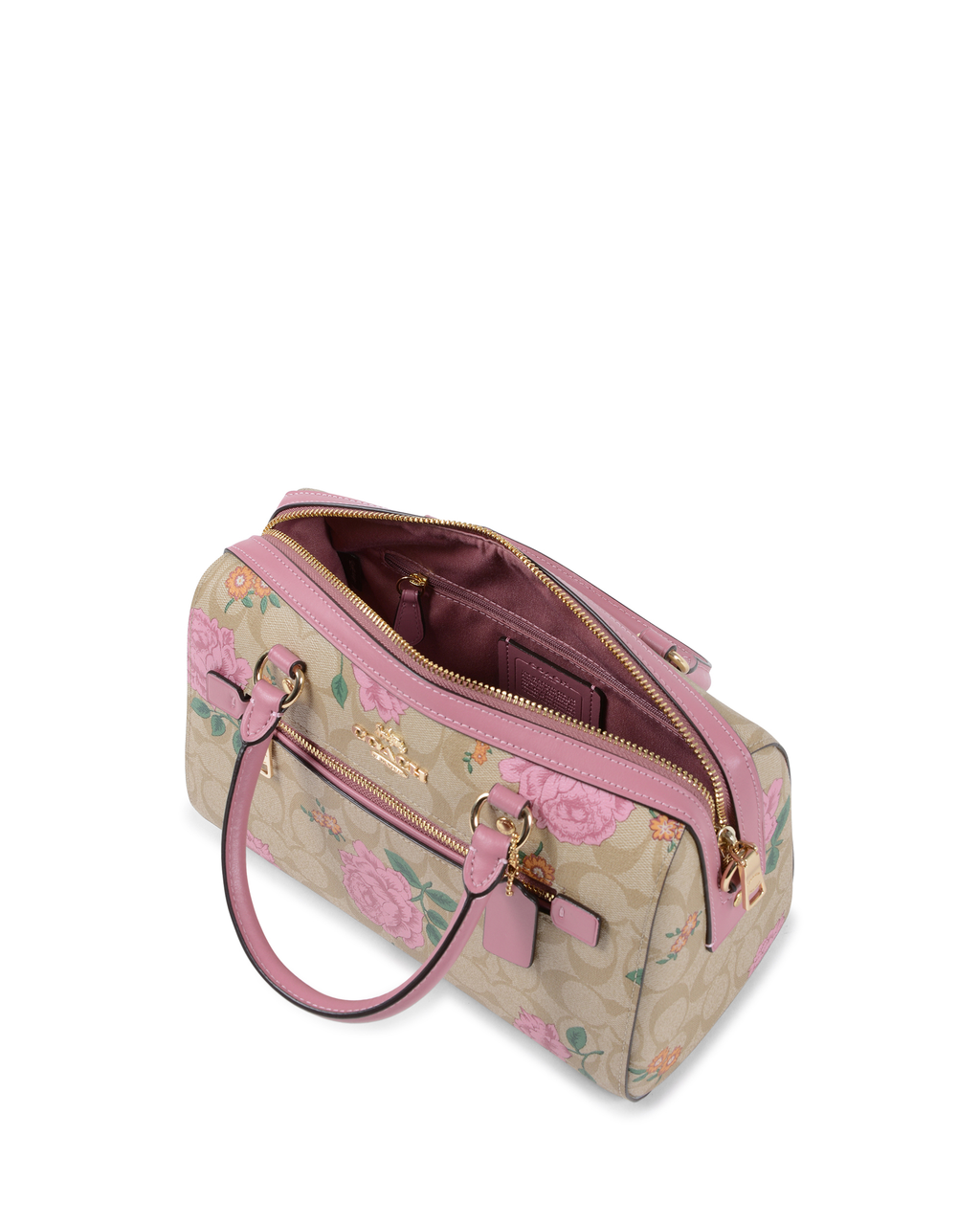Borsa a mano da donna Coach Multicolore 2717 STAMPA ROSA