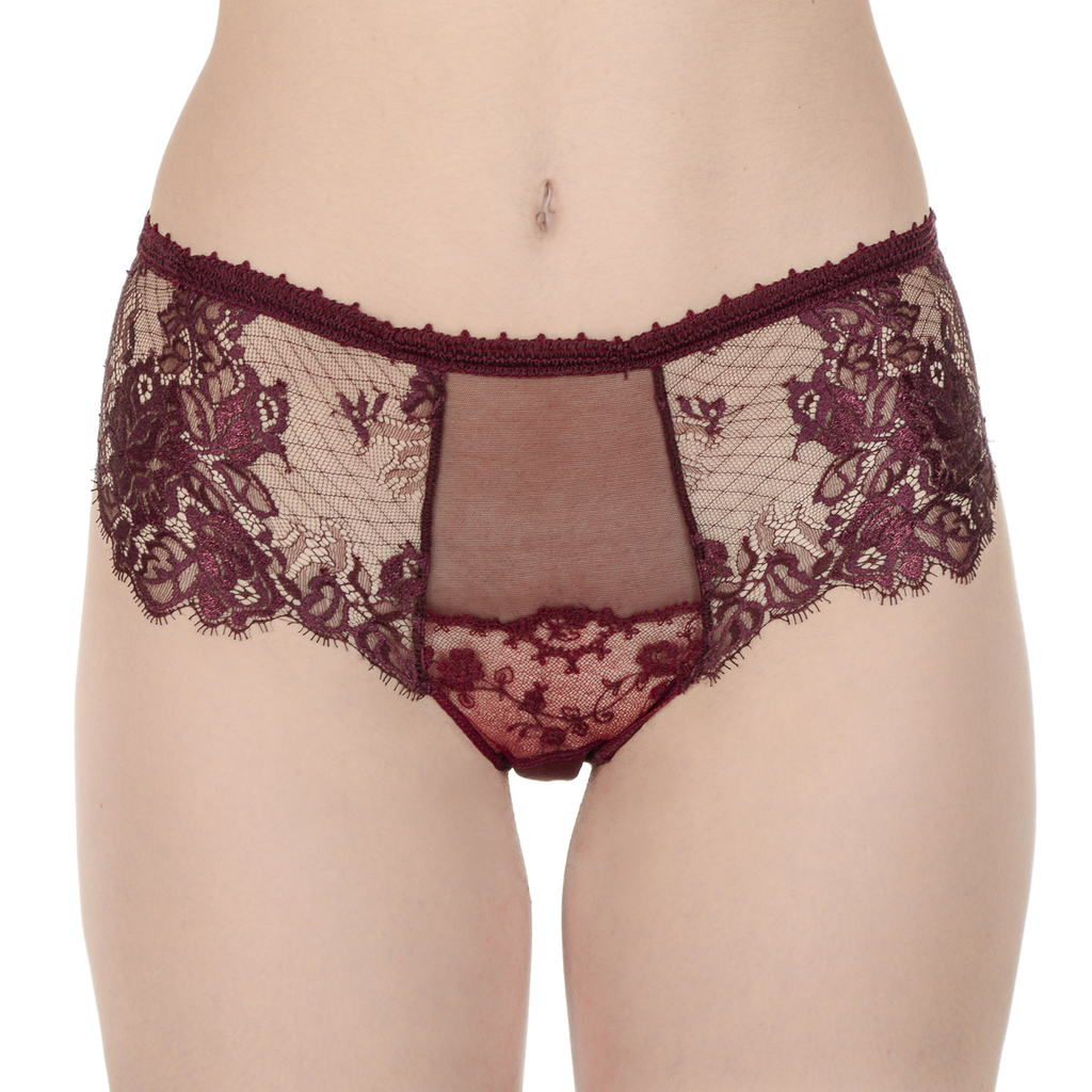 La Perla Top Donna Slip Bordeaux