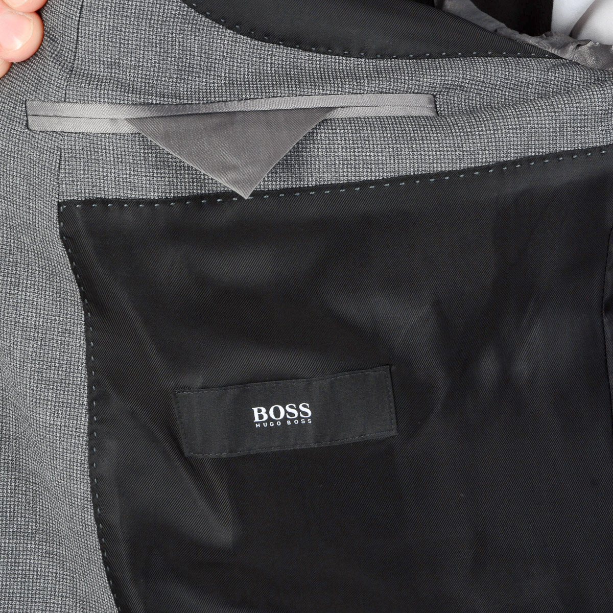 Abito da uomo Hugo Boss grigio, GRANDE GENIO