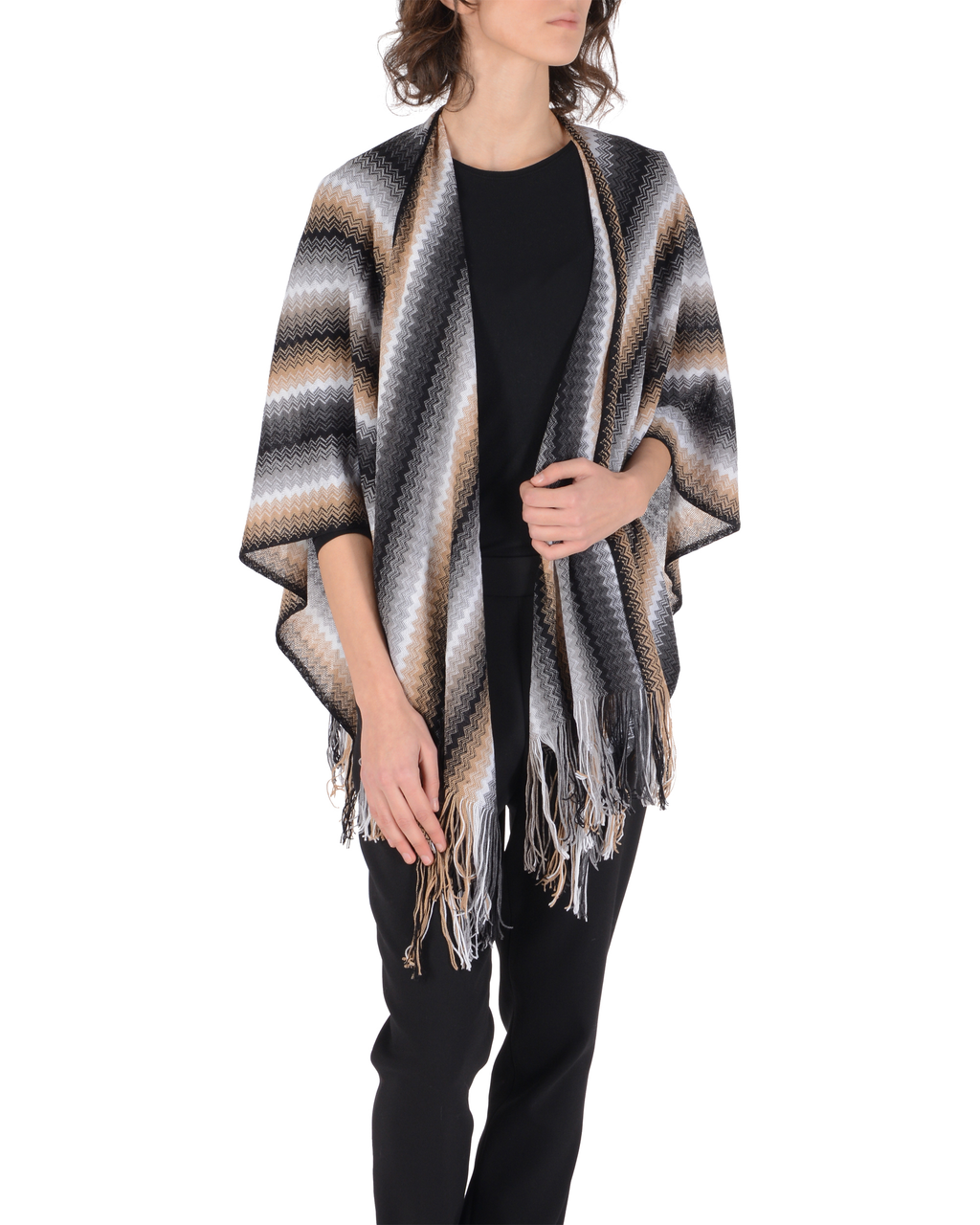 Missoni Donna Poncho Multicolore MAZ7WOD68010004