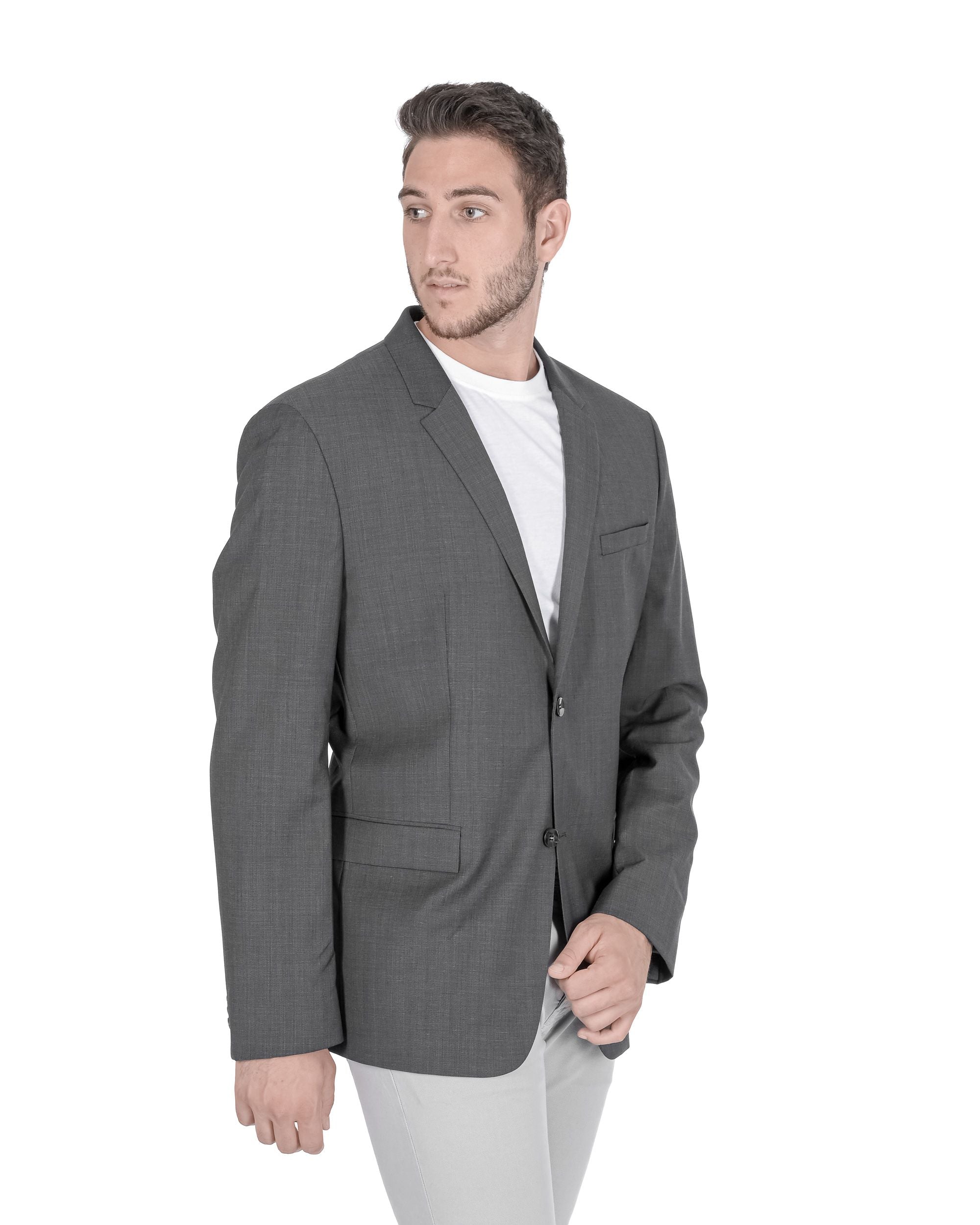 Calvin Klein Blazer da uomo grigio K1EK101237657