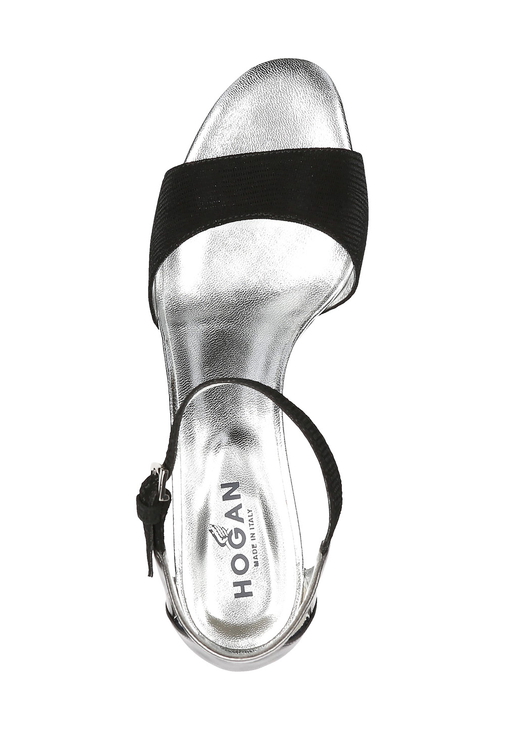 Hogan Sandalo con zeppa da donna Nero HXW2300N4106DB2885