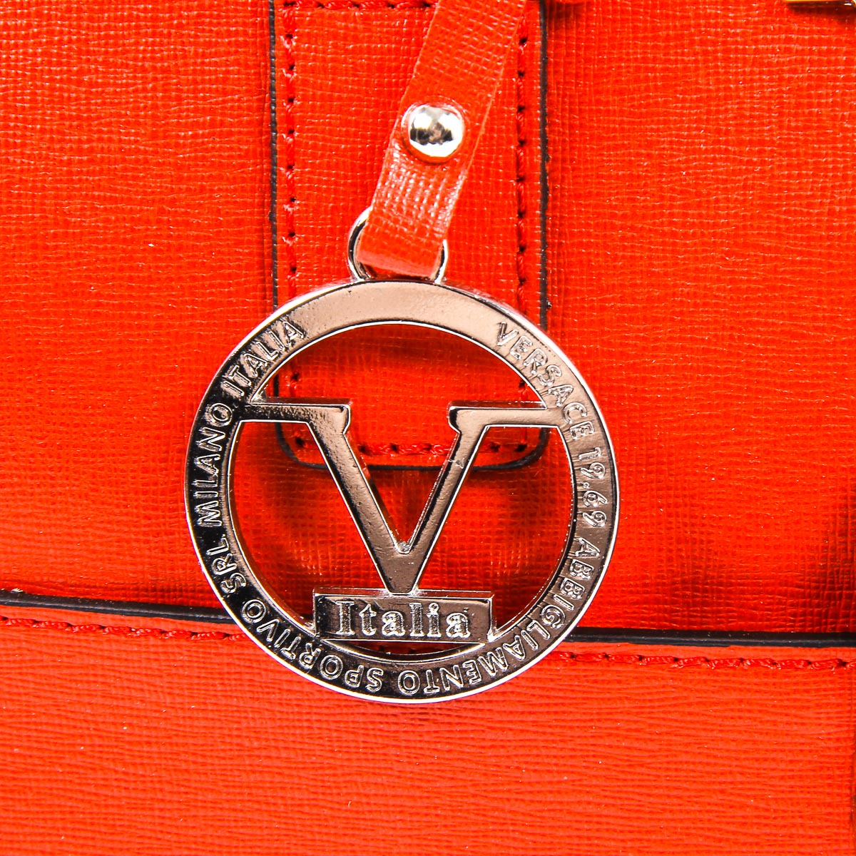 Borsa da donna V 1969 Italia V006-S SAFFIANO ROSSO