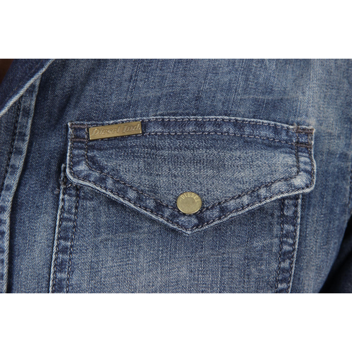 Camicia da uomo Diesel a maniche lunghe 00SD24 0666D 01 NEW-SONORA