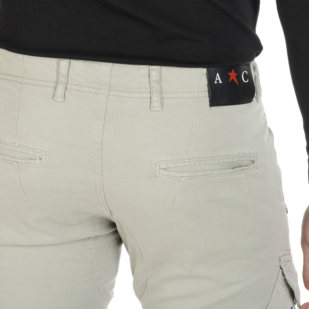Andrew Charles Pantaloncini da uomo color talpa JAKO