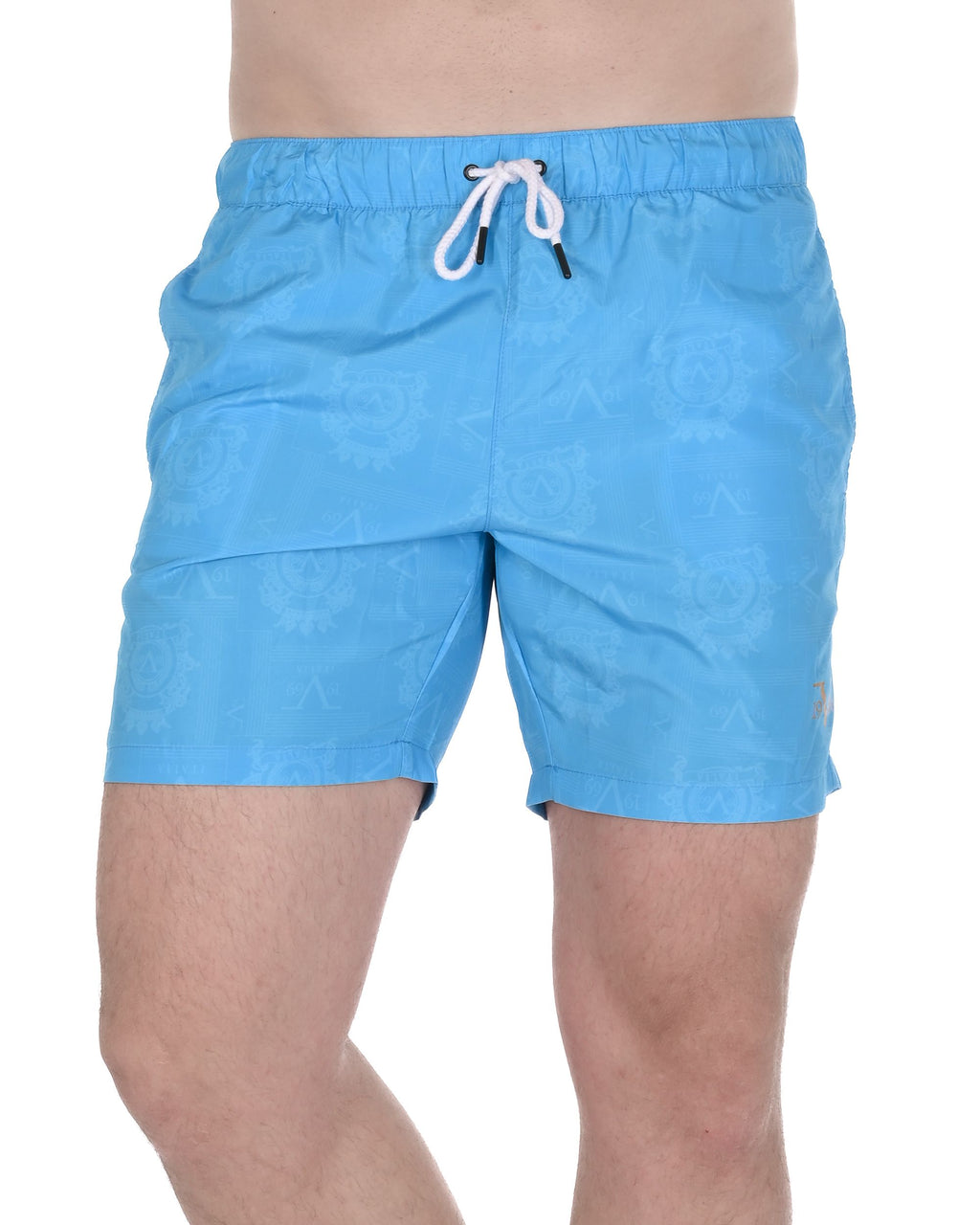 19V69 Italia Costume da bagno da uomo VSC1MBM10 AZZURRO