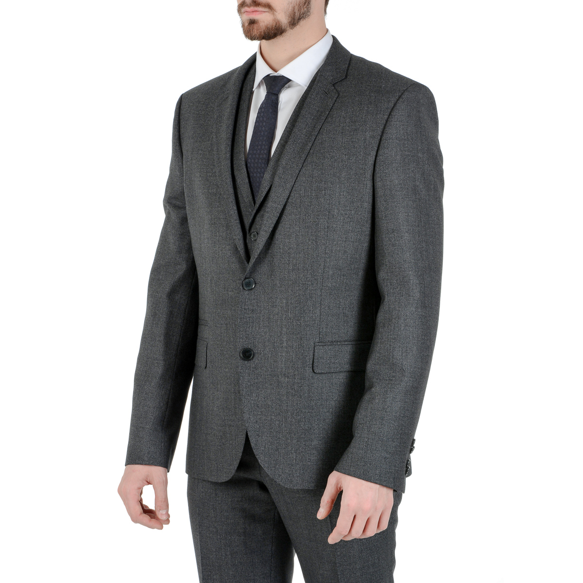Abito da uomo Hugo Boss grigio ANEO WIAD HILOR