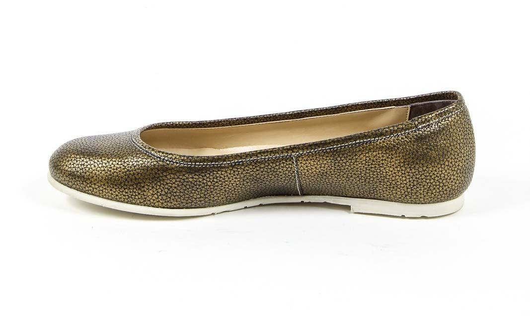 V 1969 Italia Ballerina da donna E08 TESSUTO ORO NERO