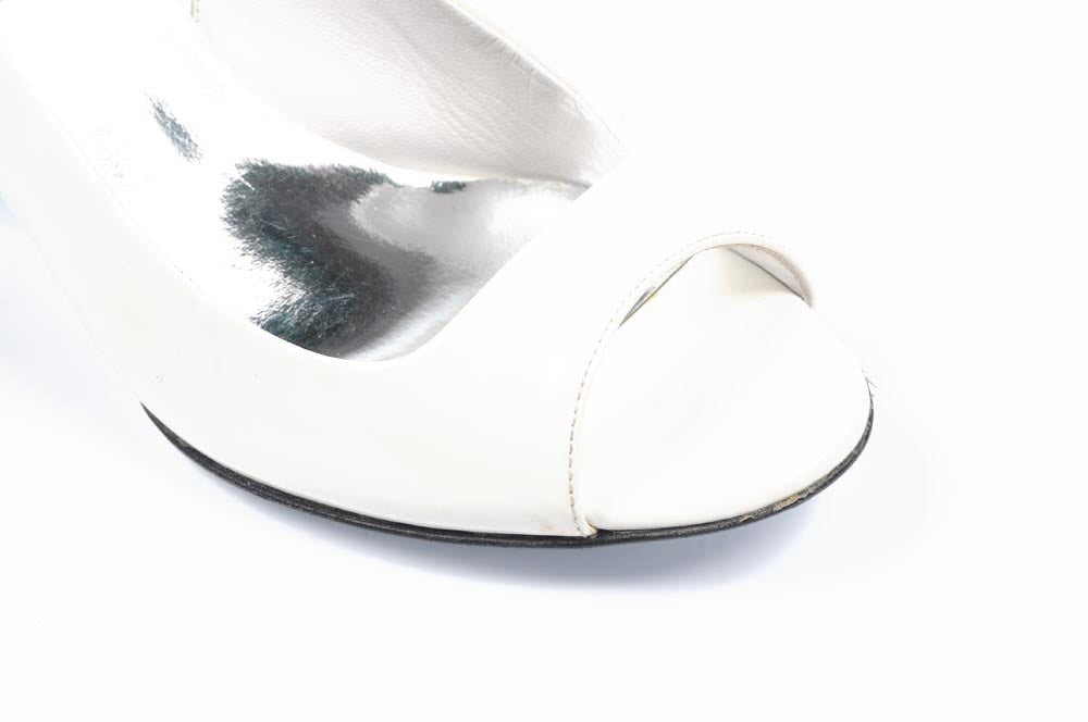 Sandalo donna Sebastian Milano S3518VY VERNICE BIANCA