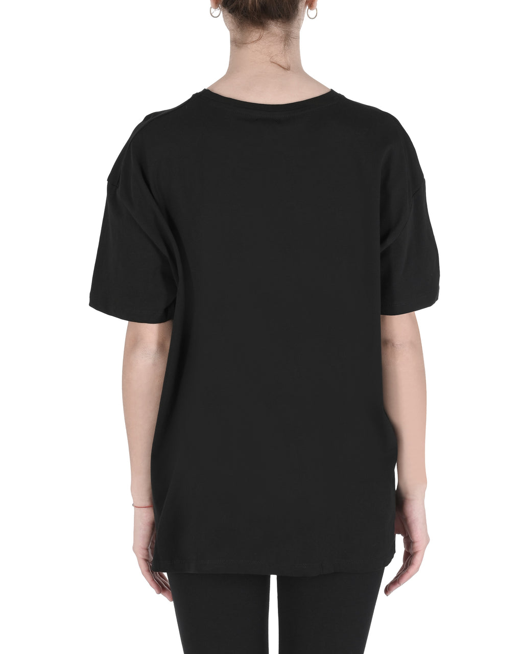 19V69 Italia T-shirt da donna NOW IS GOOD NERO
