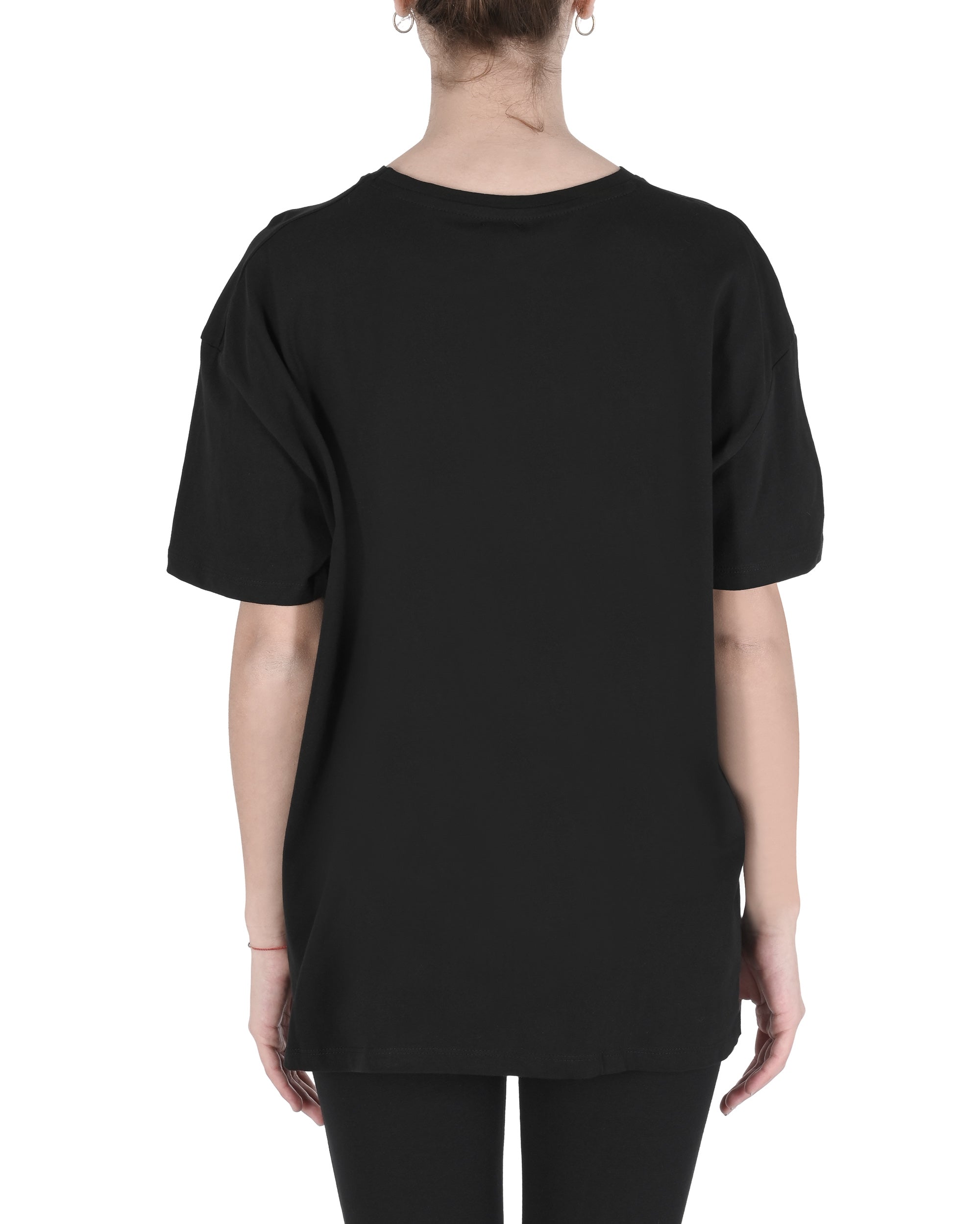 19V69 Italia T-shirt da donna NOW IS GOOD NERO