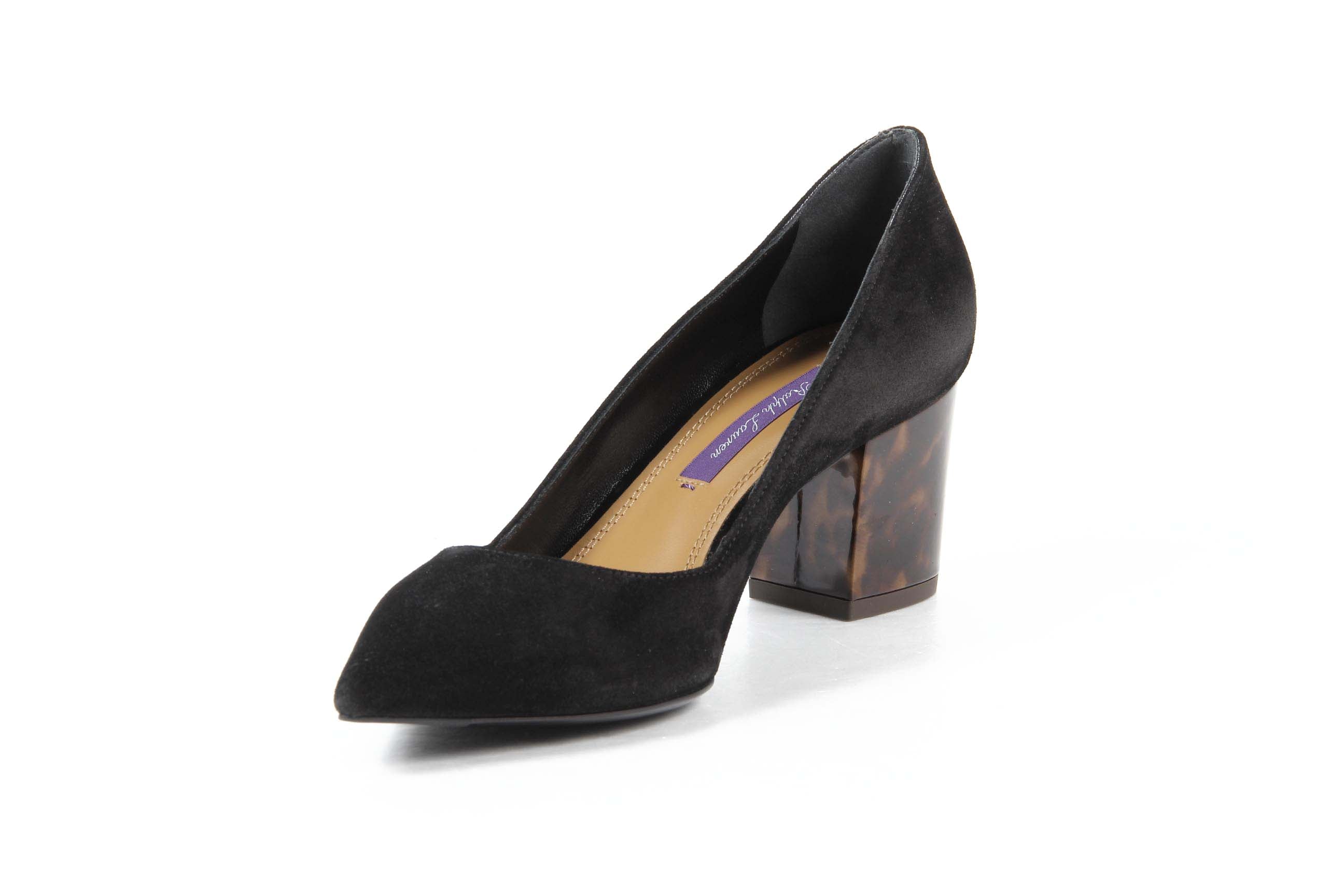 Ralph Lauren Scarpe da donna INES CAMOSCIO NERO