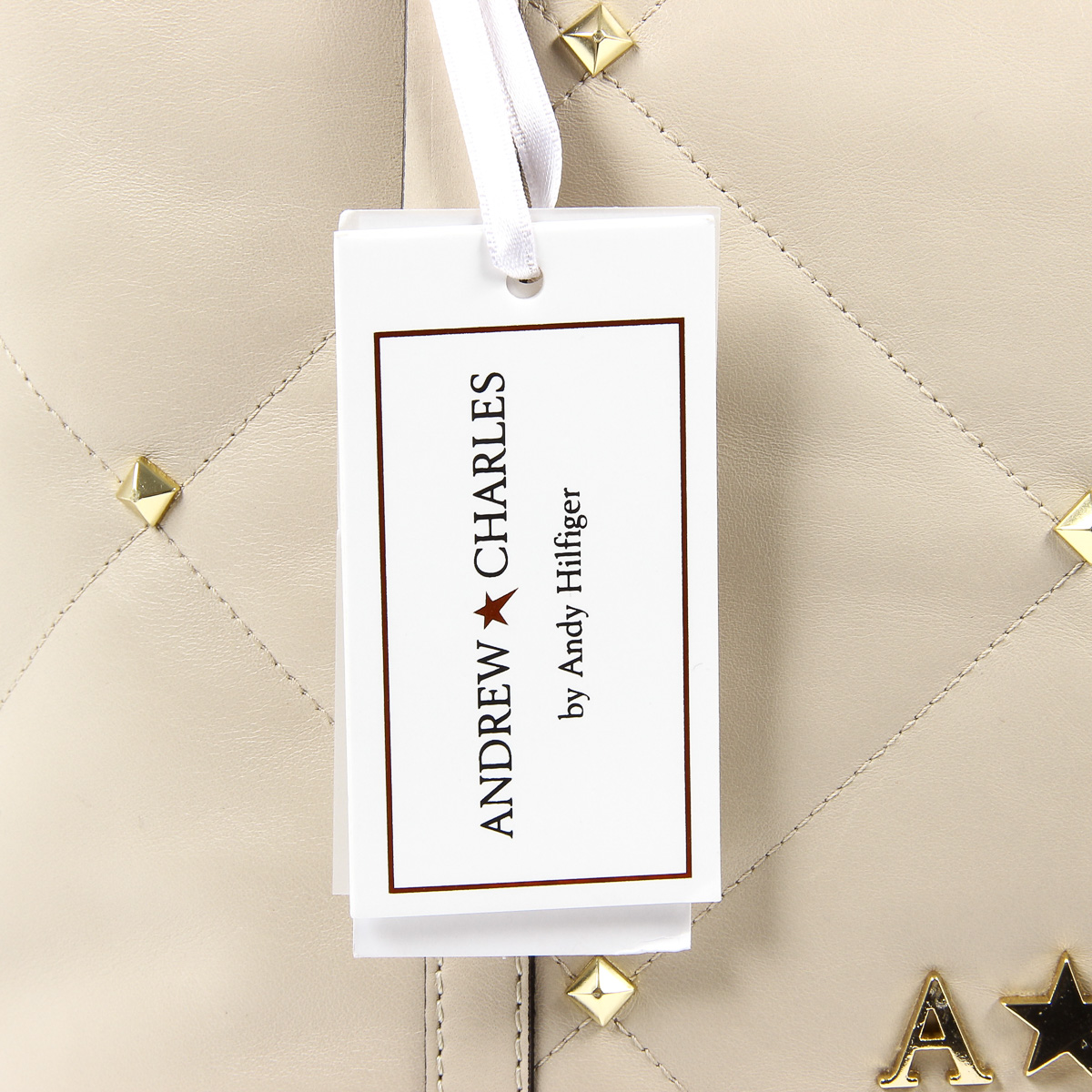 Borsa a mano da donna Andrew Charles Beige YAZMIN