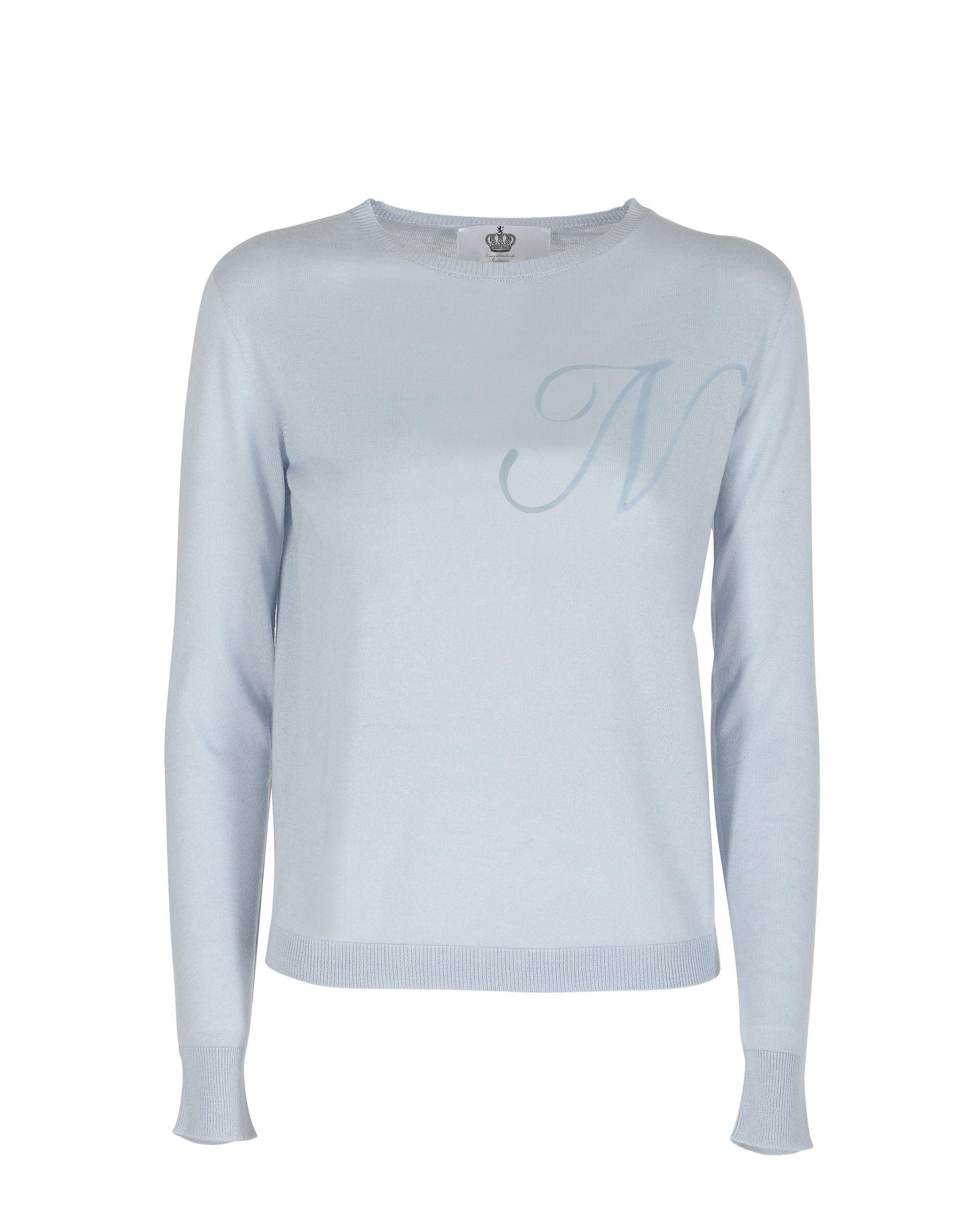 Dee Ocleppo Long Sleeve ART 004 LIGHT BLUE LETTER N