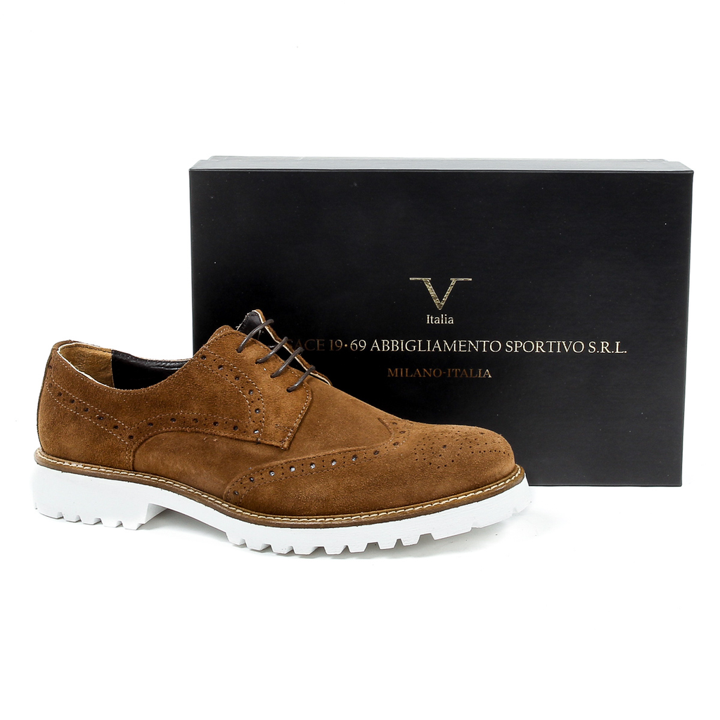 V 1969 Italia Scarpa Oxford Brogue da uomo