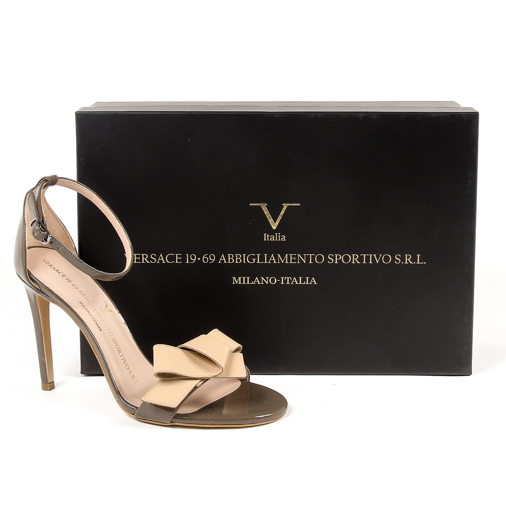 V 1969 Italia Sandalo da donna con cinturino alla caviglia Taupe BEATRIZ