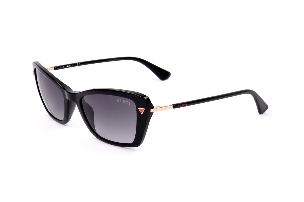 Occhiali da sole da donna Guess GU7654 01B 52 19 135 NERO LUCIDO