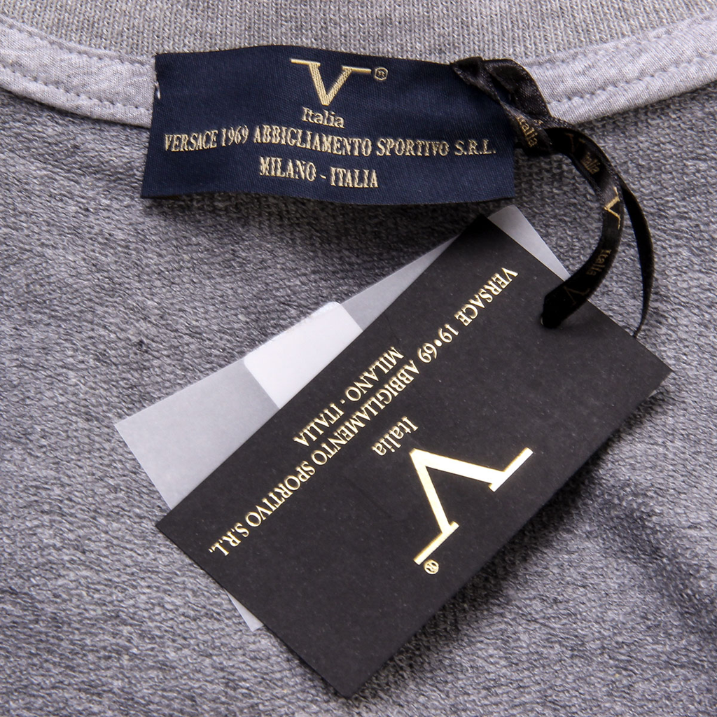V 1969 Italia Maglione Uomo ART. 4470 GRIGIO CHIARO