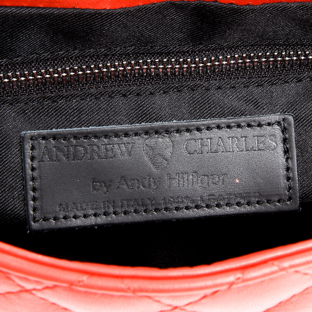 Borsa a mano da donna Andrew Charles rossa AZALEA