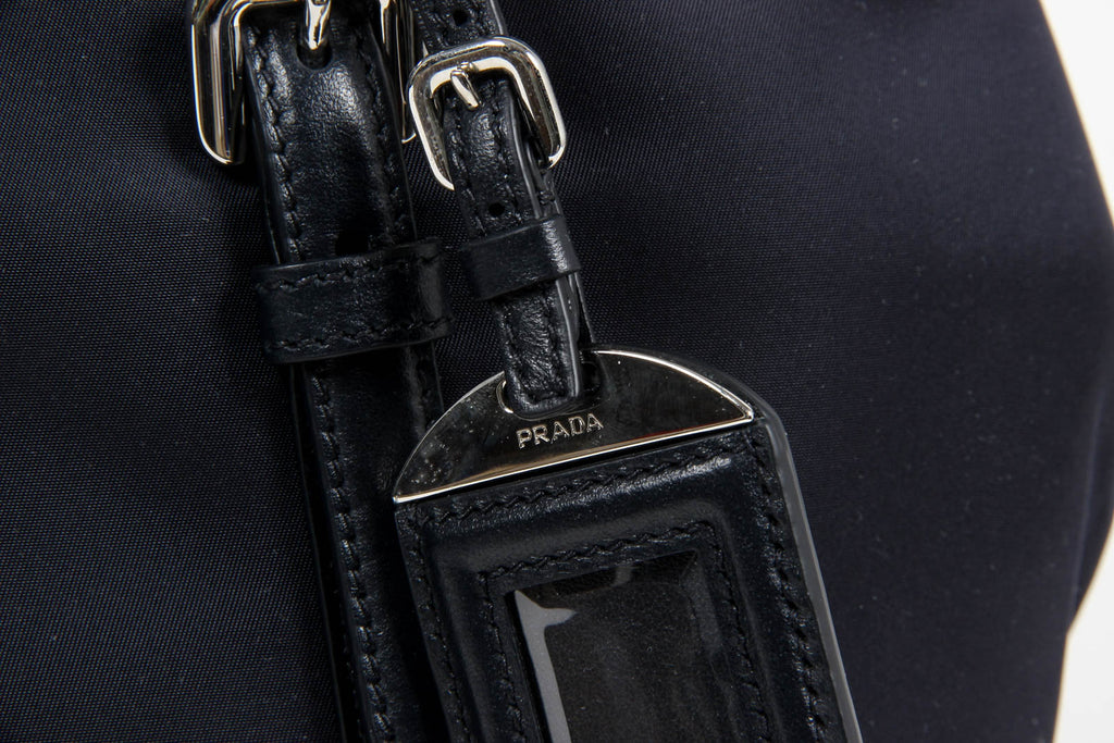 Borsa a mano Prada da donna BN1841 in tessuto e vitello morbido