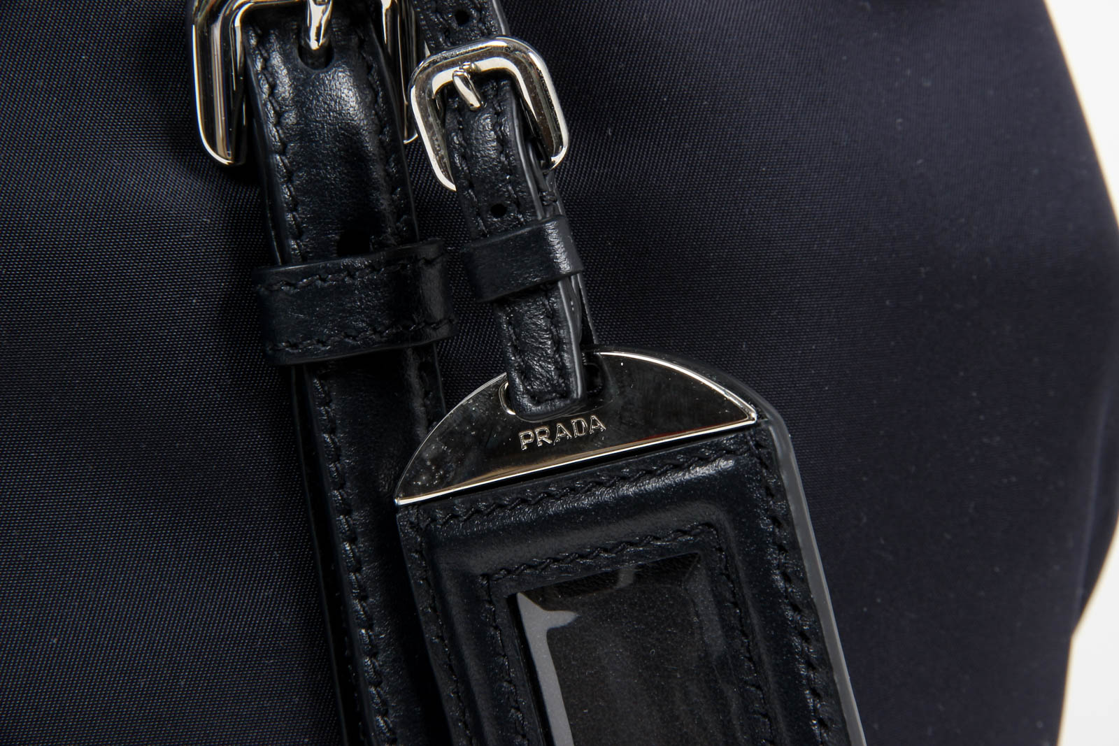 Borsa a mano Prada da donna BN1841 in tessuto e vitello morbido
