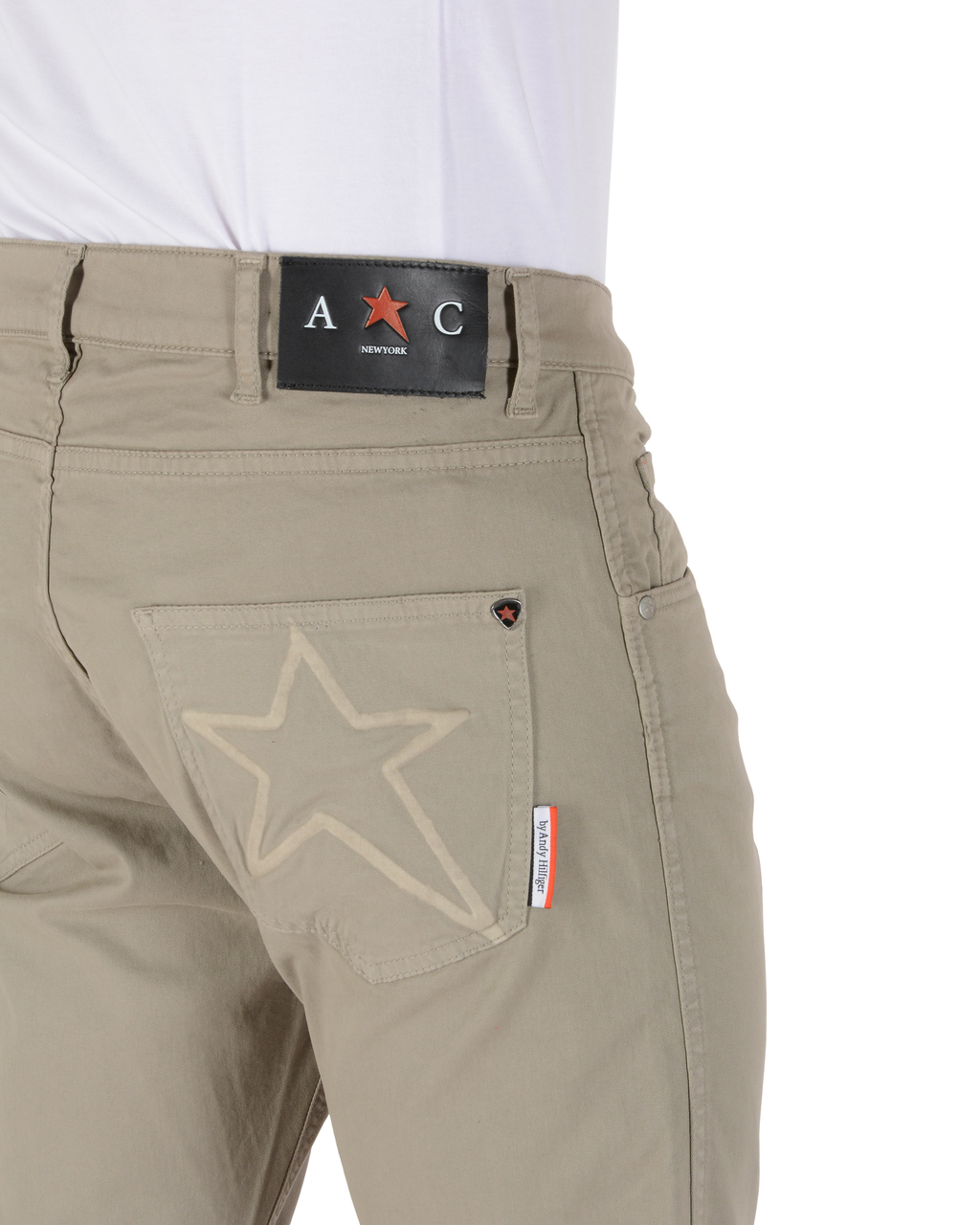 Pantaloni da uomo Andrew Charles Regular Fit FRANK TAUPE