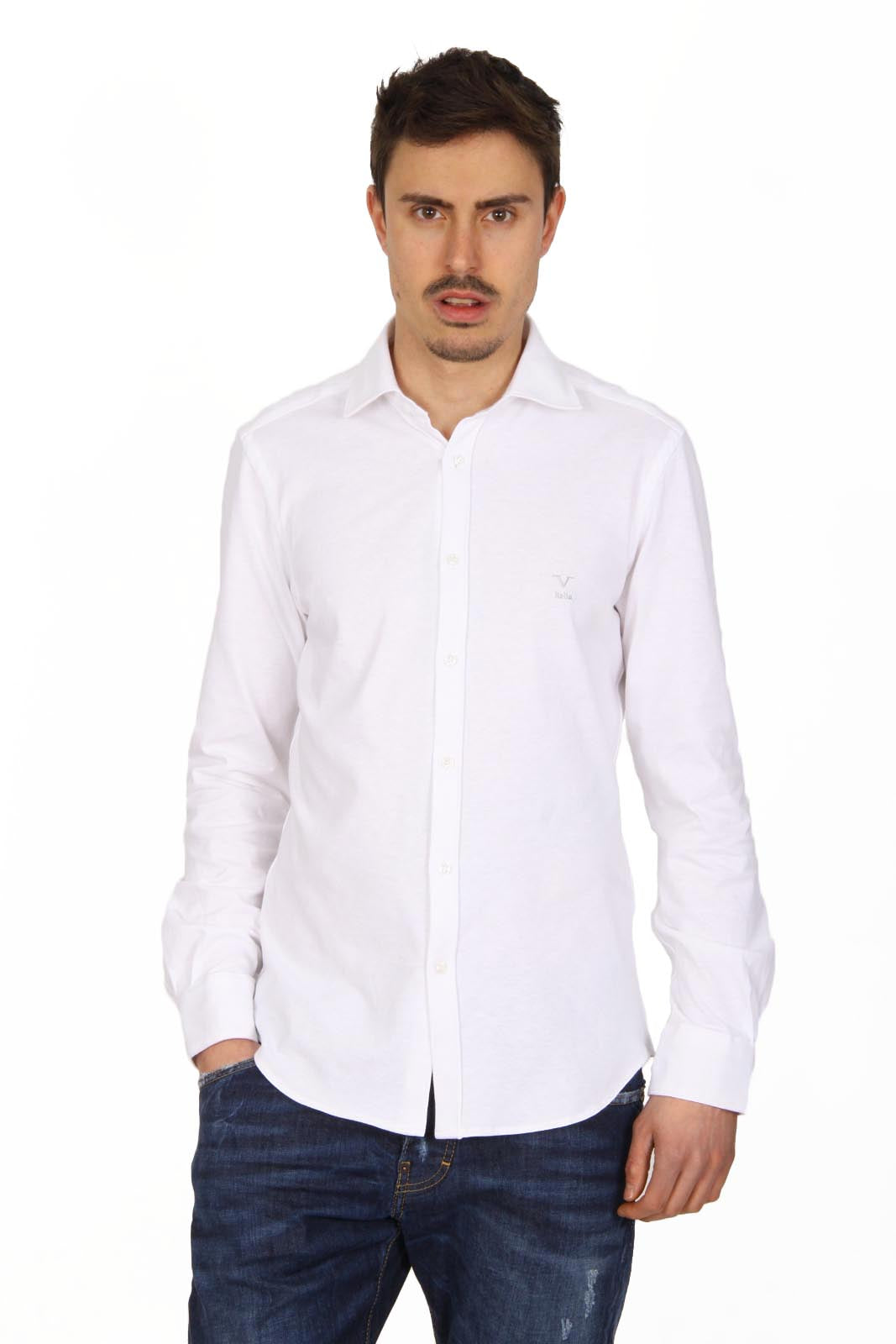 V 1969 Italia maglia manica lunga da uomo Paris Jersey Bianco