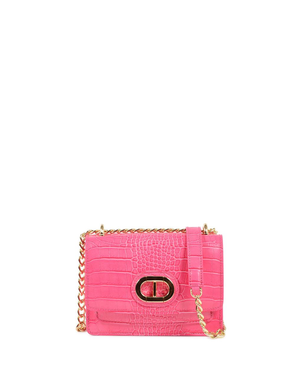 Borsa a tracolla Siena Cocco piccola - Fuxia