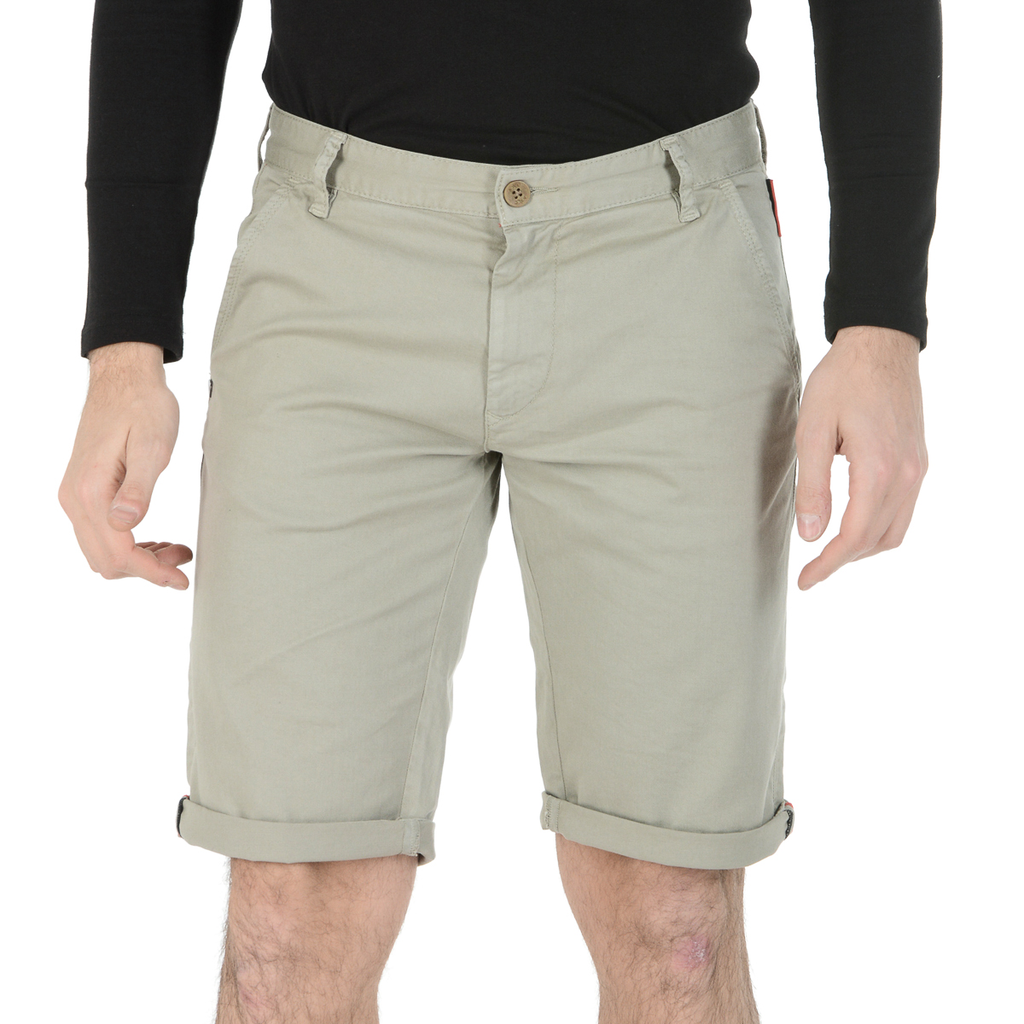 Andrew Charles Pantaloncini da uomo color talpa SADECK