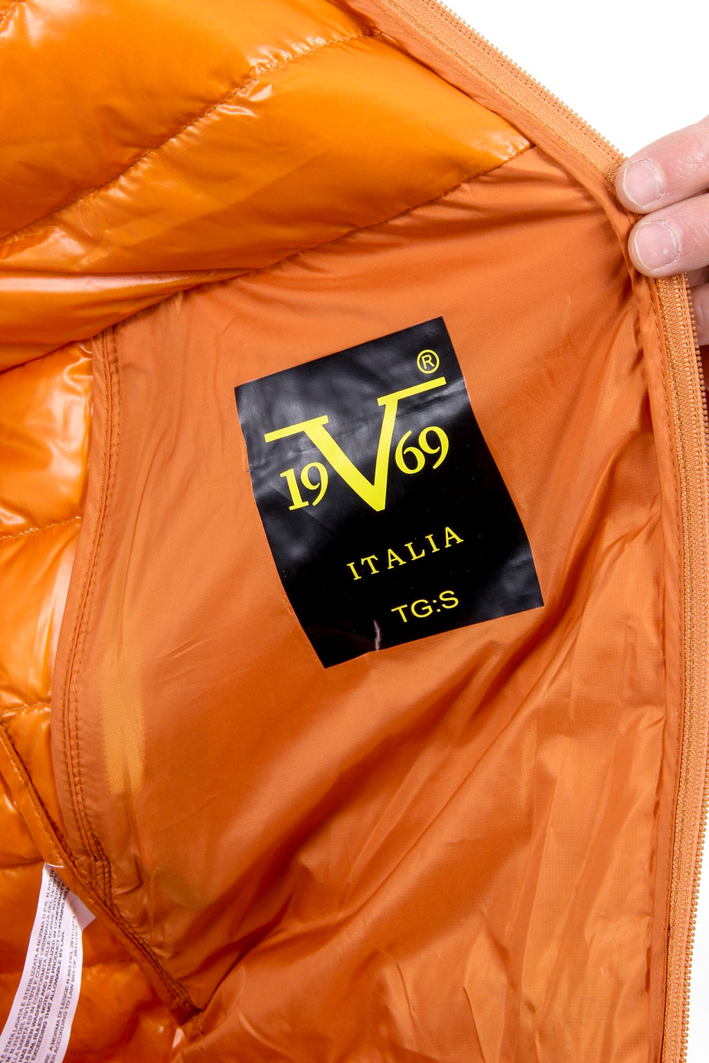 Piumino da uomo V 1969 Italia ARTICO ARANCIONE