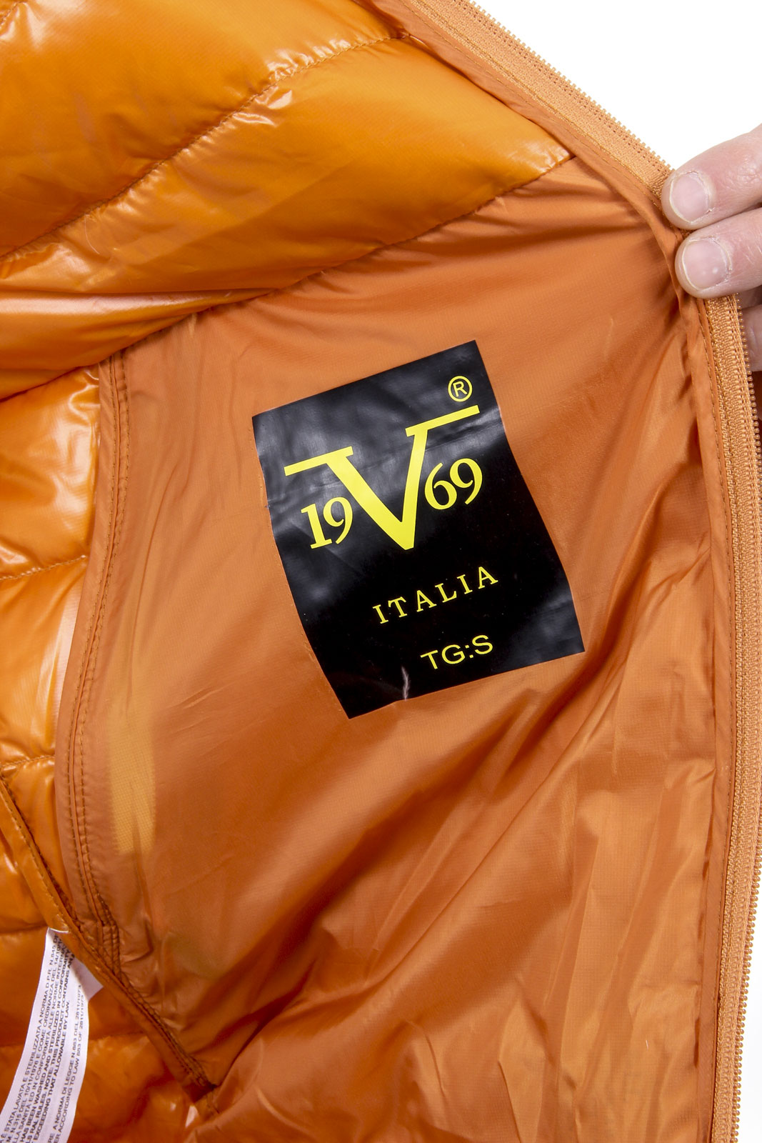 Piumino da uomo V 1969 Italia ARTICO ARANCIONE