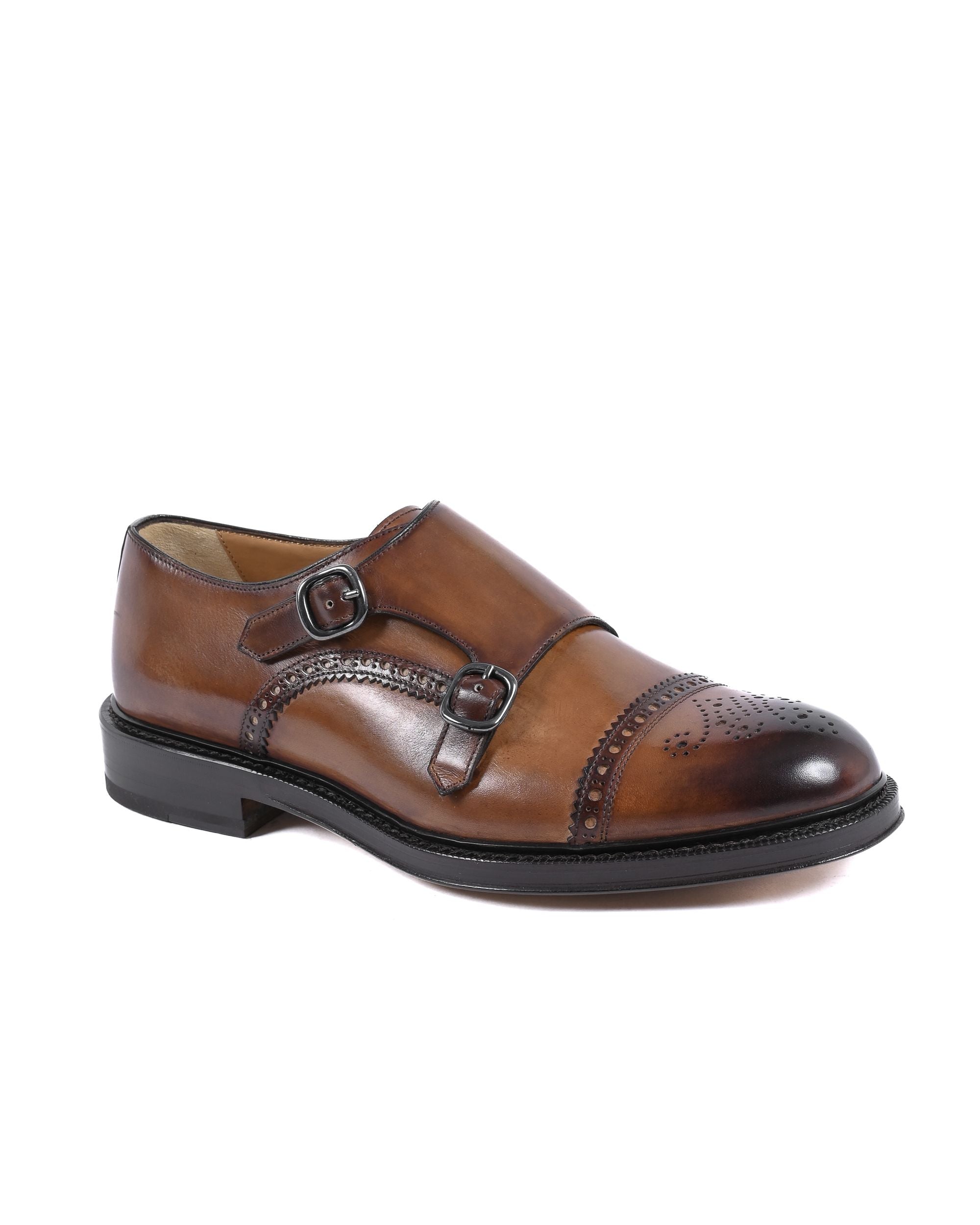 Scarpe da uomo Dee Ocleppo Monk Strap F3745 VIT MUSICA LUC NICOL