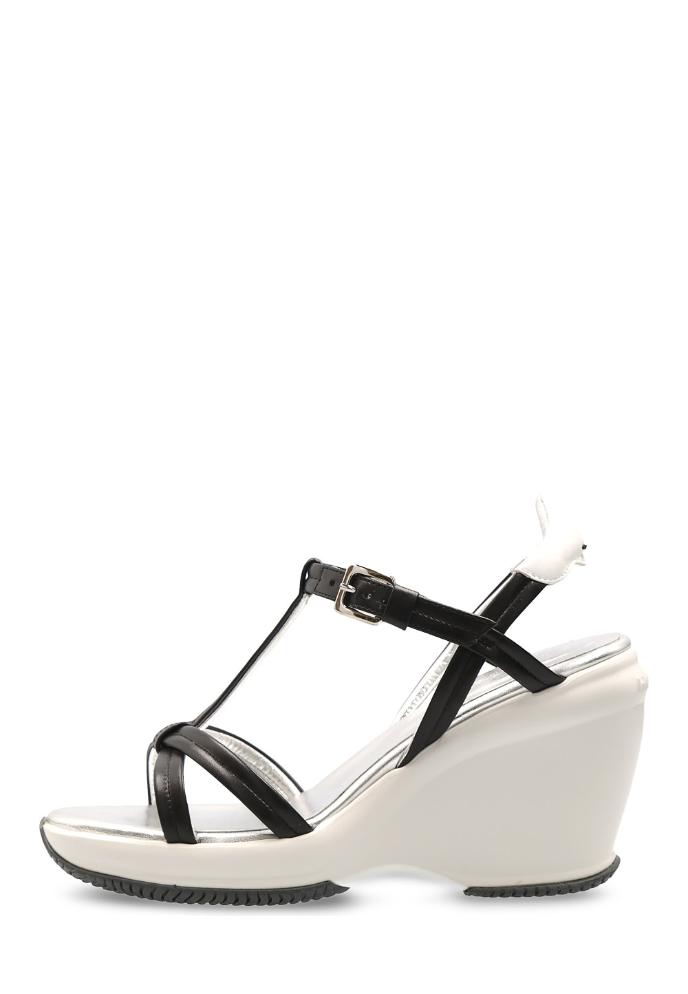 Hogan Sandalo con zeppa da donna nero HXW1460A14033YV3635