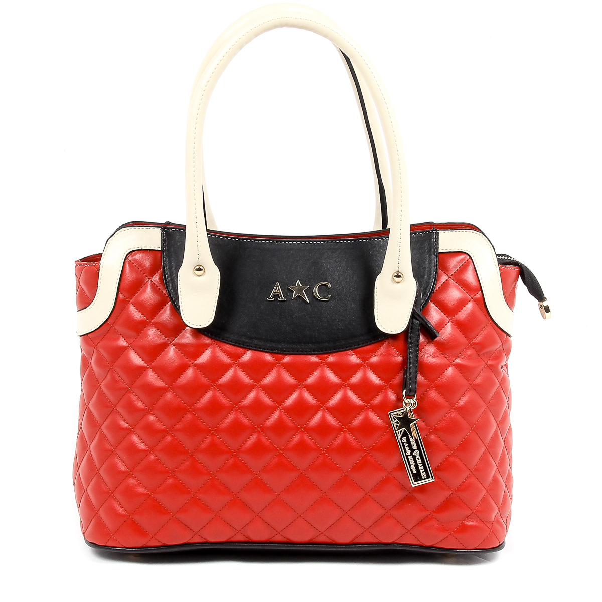 Borsa a mano da donna Andrew Charles rossa HOPE
