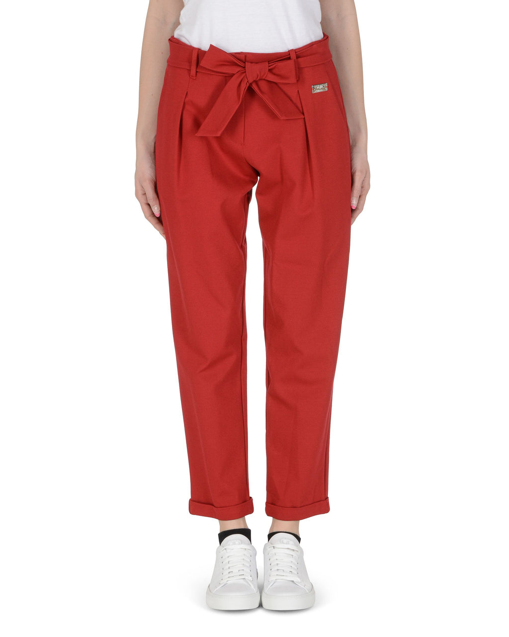 19V69 Italia Pantaloni da donna rossi TRUMP RED