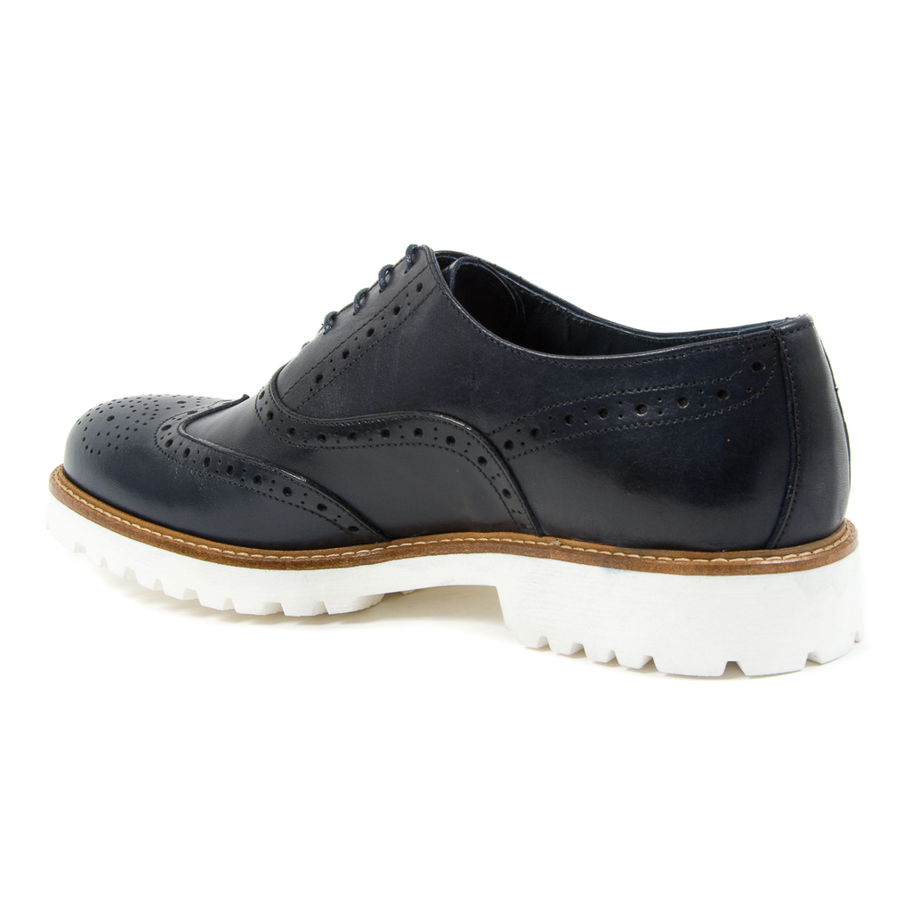 Andrew Charles Scarpa Brogue da Uomo Blu LUIS