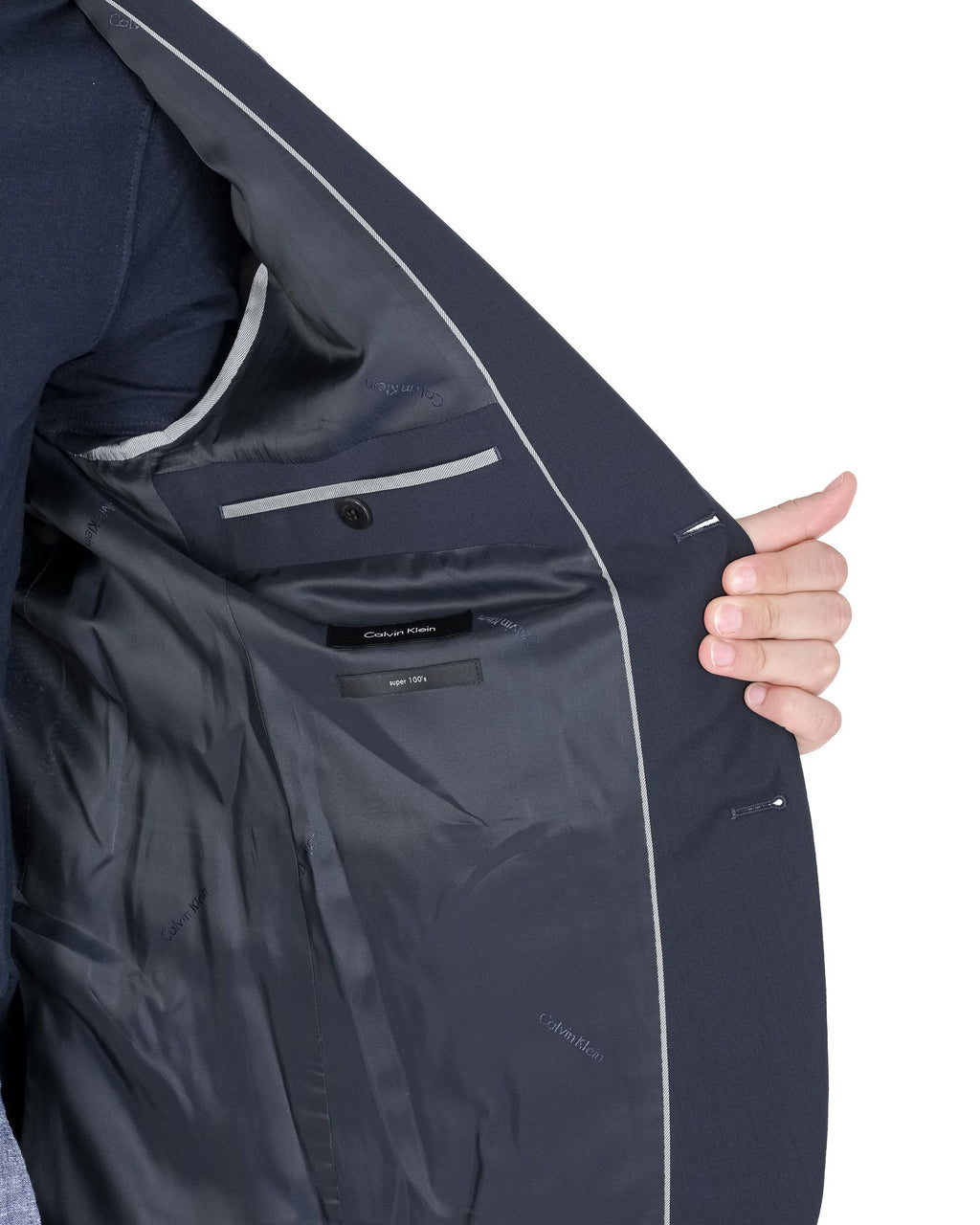 Calvin Klein Blazer da uomo blu K10K100420478