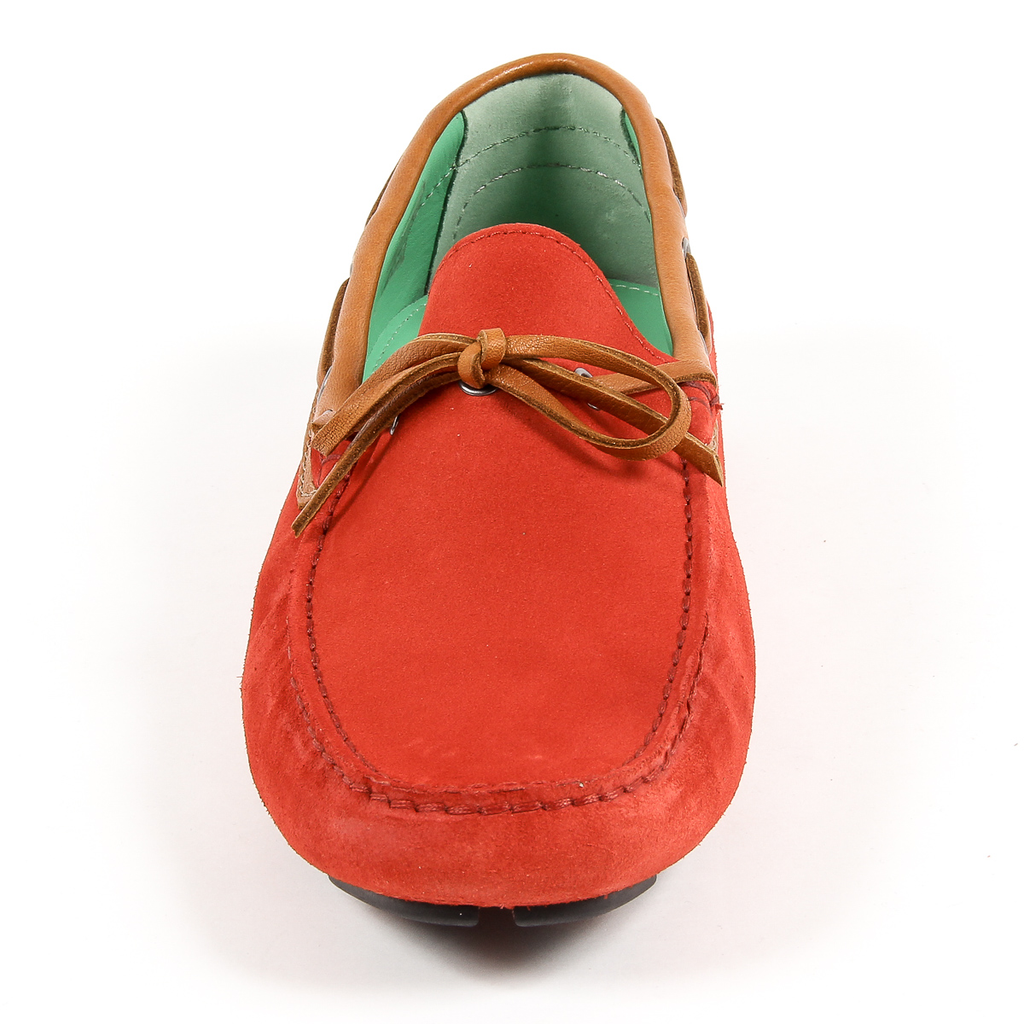 Mocassino da uomo V 1969 Italia Rosso OPACO