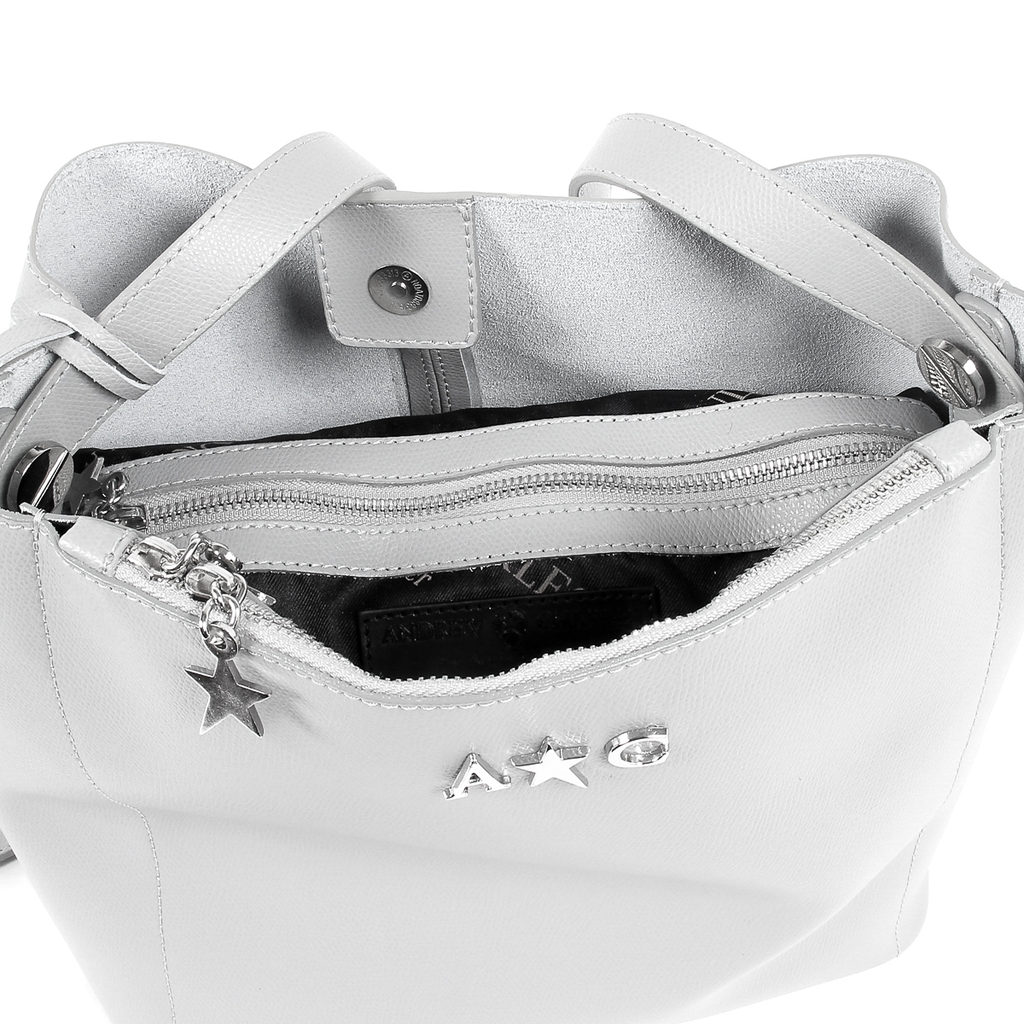 Borsa a mano da donna Andrew Charles grigia KYLA