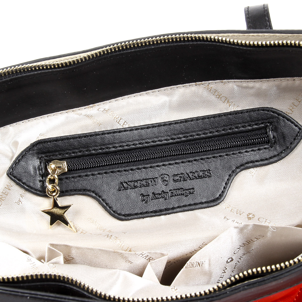 Borsa a mano da donna Andrew Charles rossa LILLI