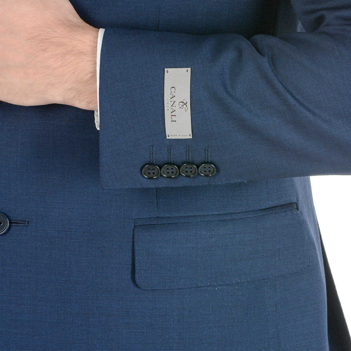 Abito da uomo Canali maniche lunghe blu