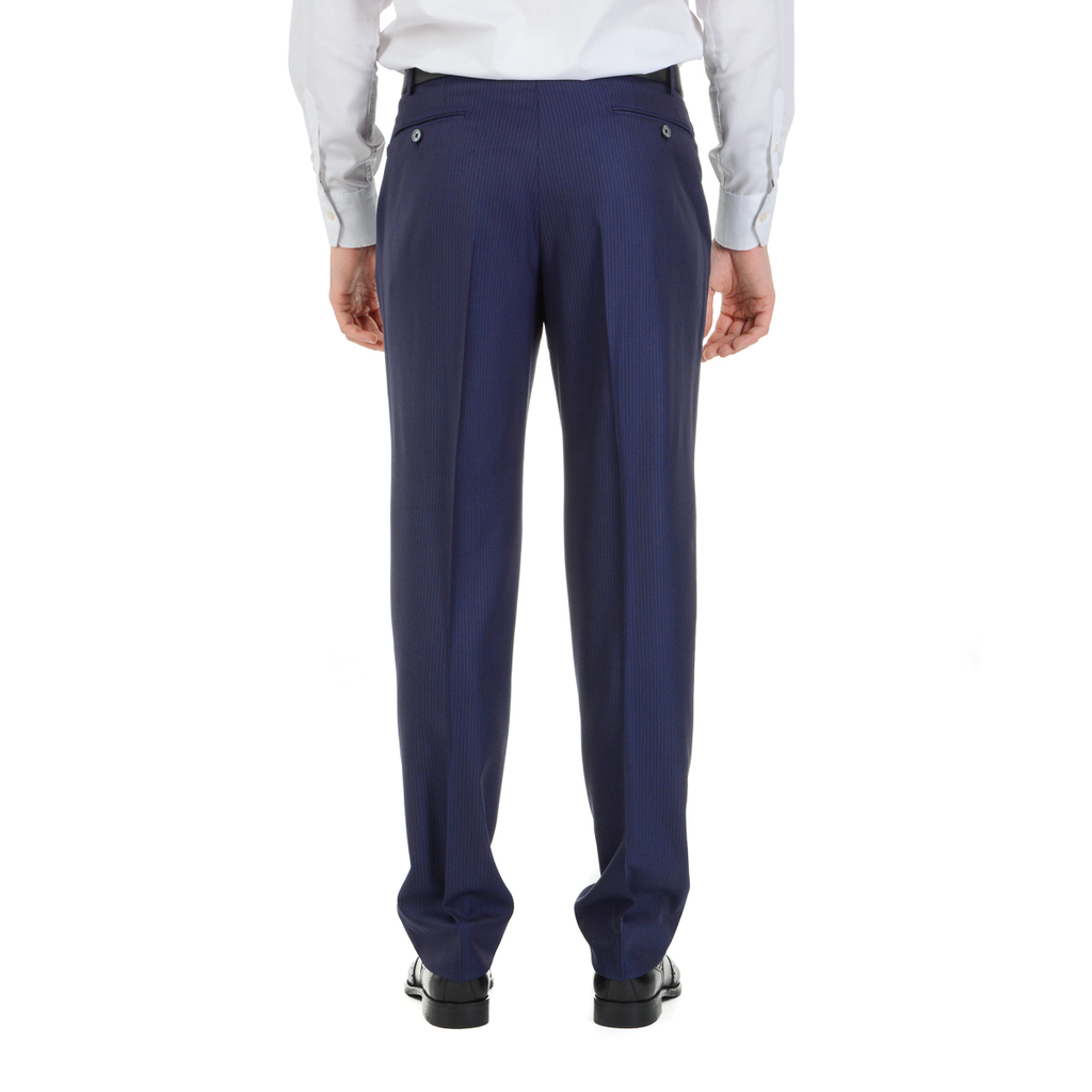 Abito da uomo Corneliani maniche lunghe blu Super 160's