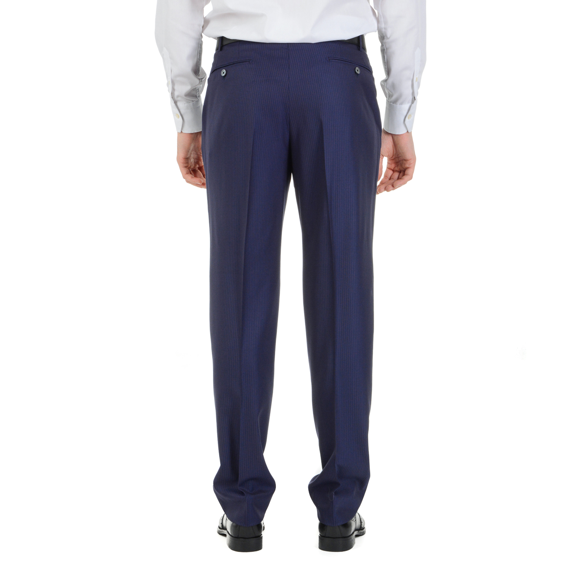 Abito da uomo Corneliani maniche lunghe blu Super 160's