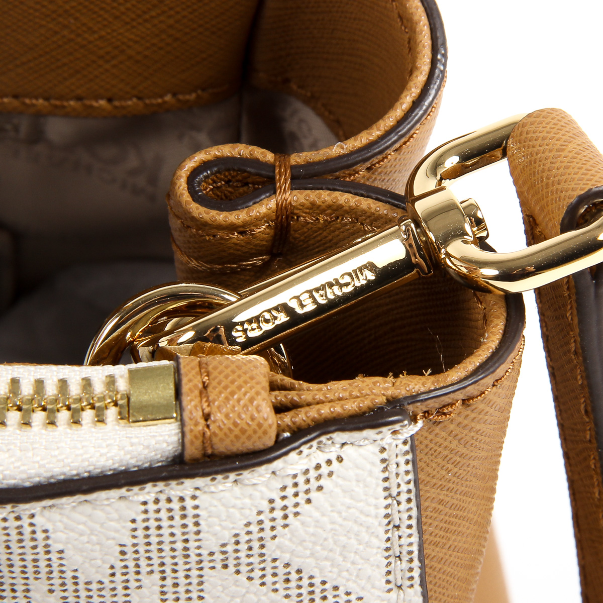 Borsa a mano da donna Michael Kors KELLEN 35S7GSOS2B VANIGLIA ACRN