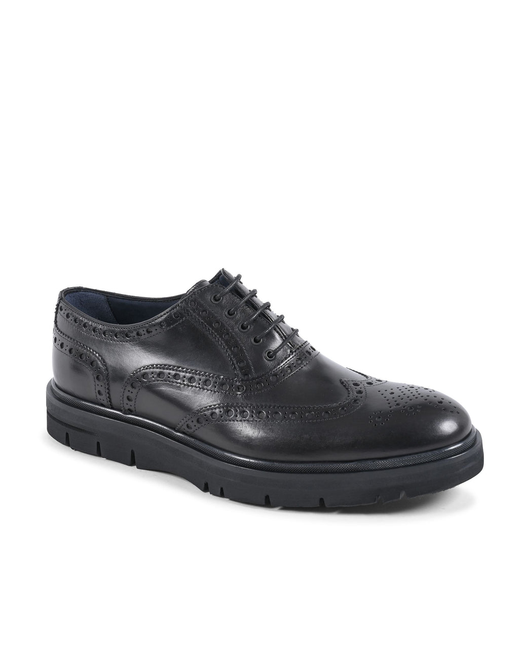 Scarpe brogue da uomo Dee Ocleppo EB129 VITELLO NERO