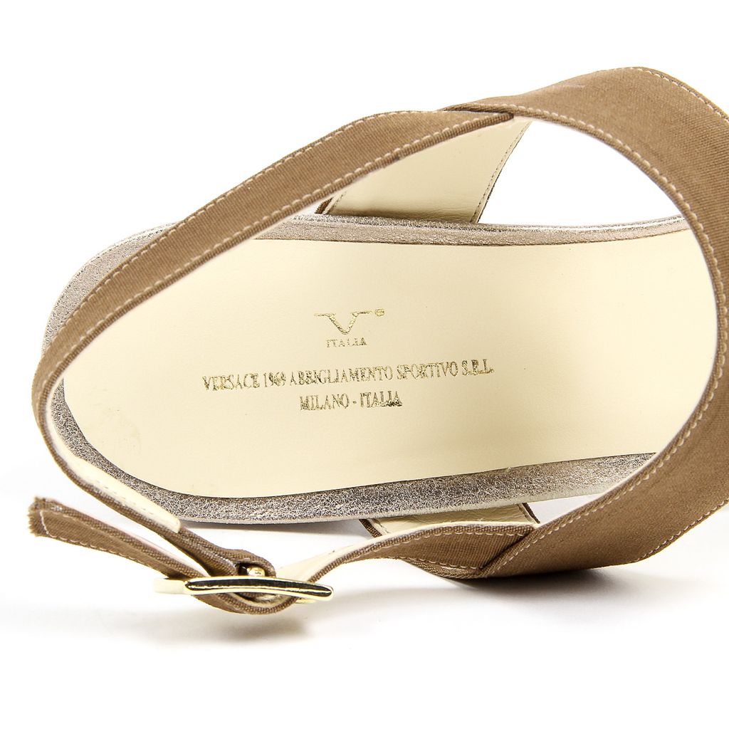 V 1969 Italia Sandalo Donna Taupe PERLA